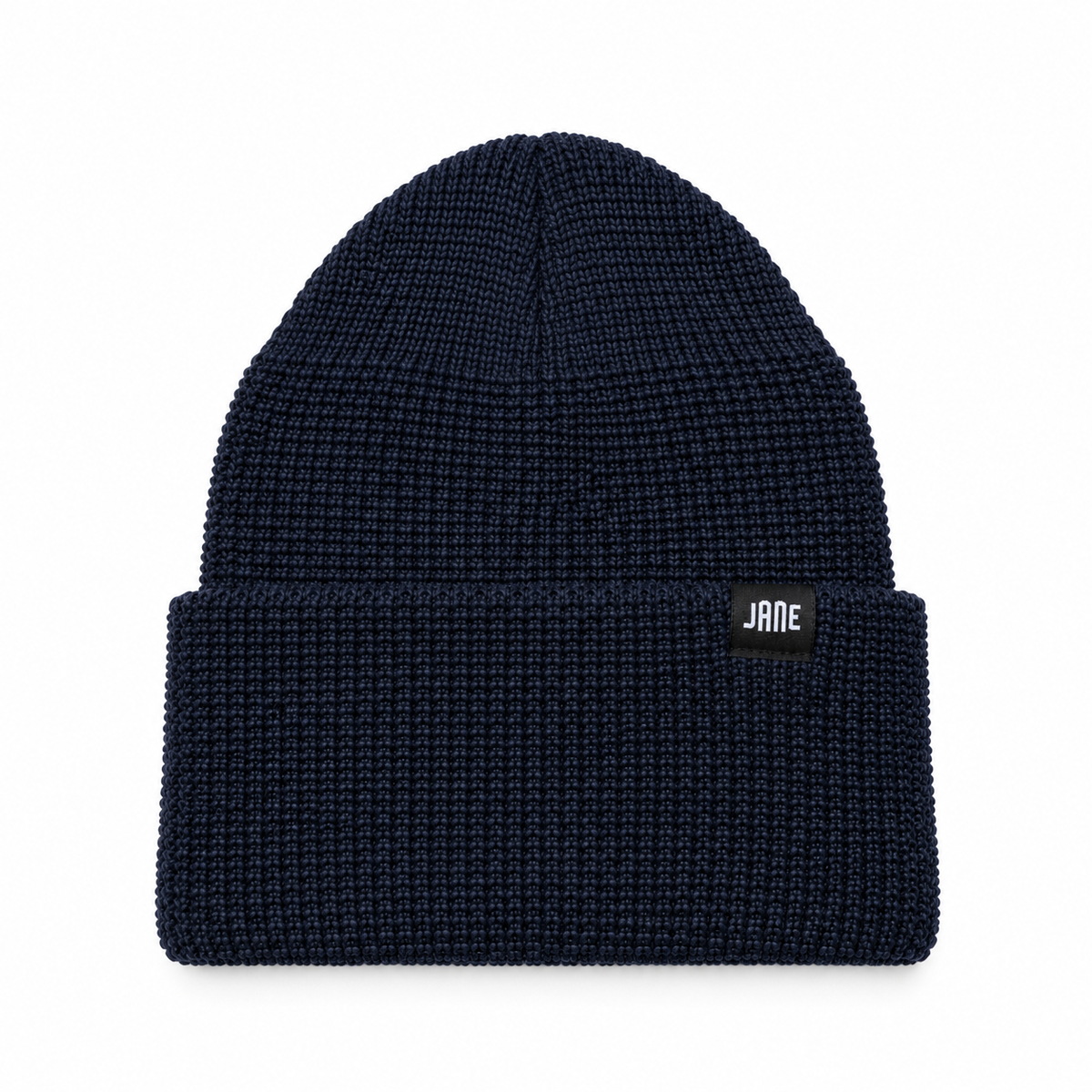 MERINO WOOL WATCH CAP - NAVY
