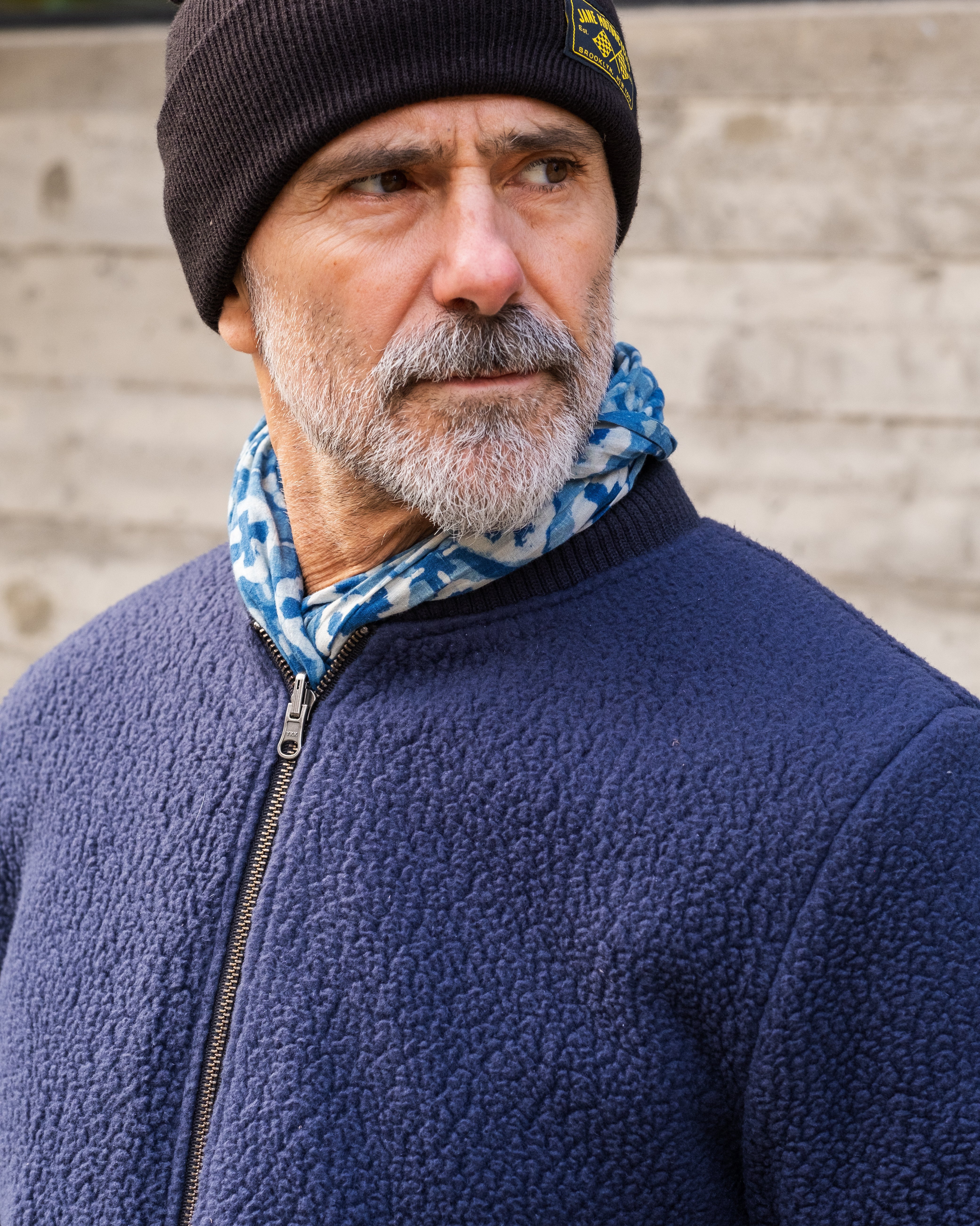 Humboldt Polartec® Liner Reversible Jacket - indigo sashiko