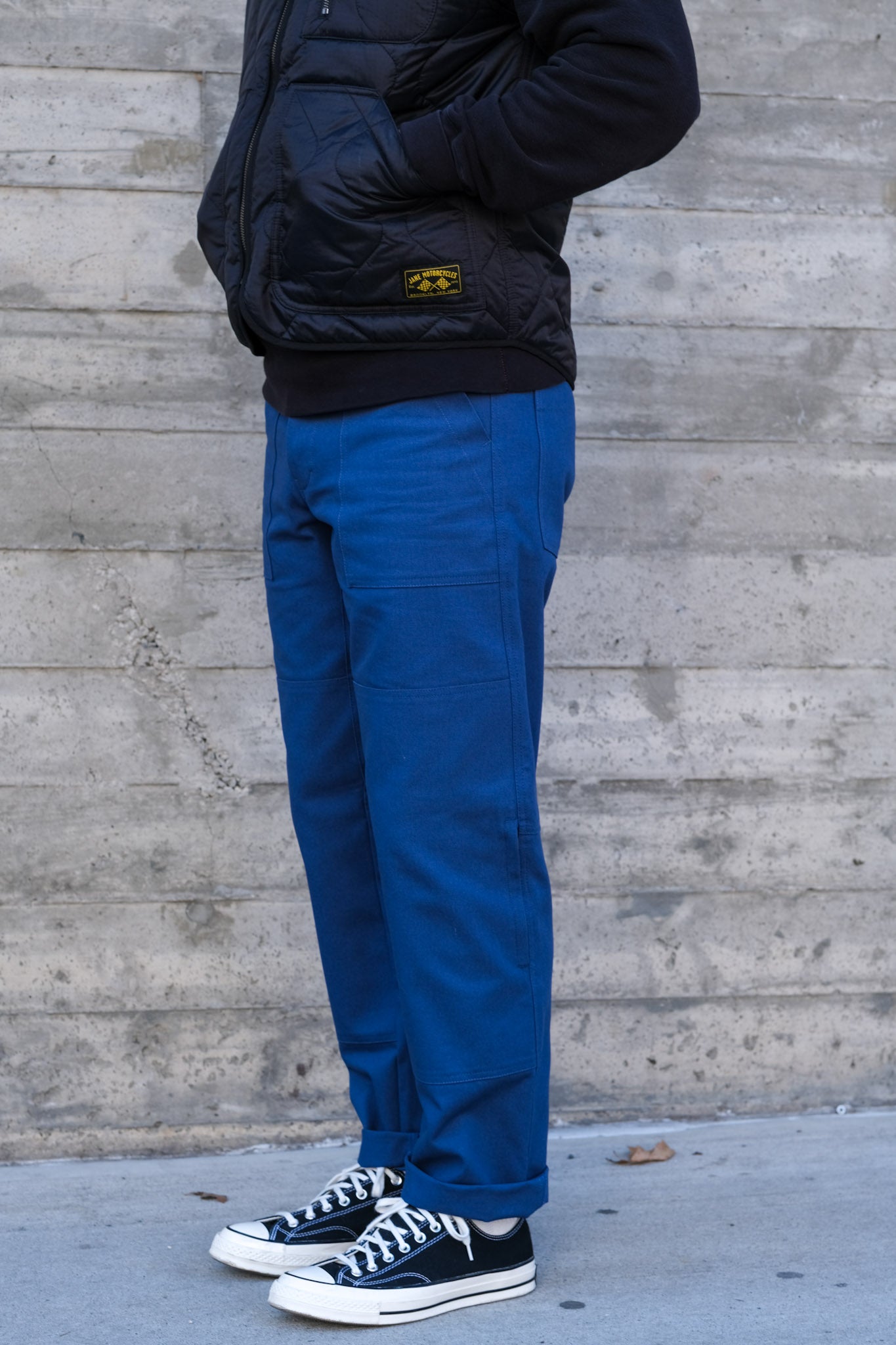 Bedford Canvas Double Knee Pant - Cobalt