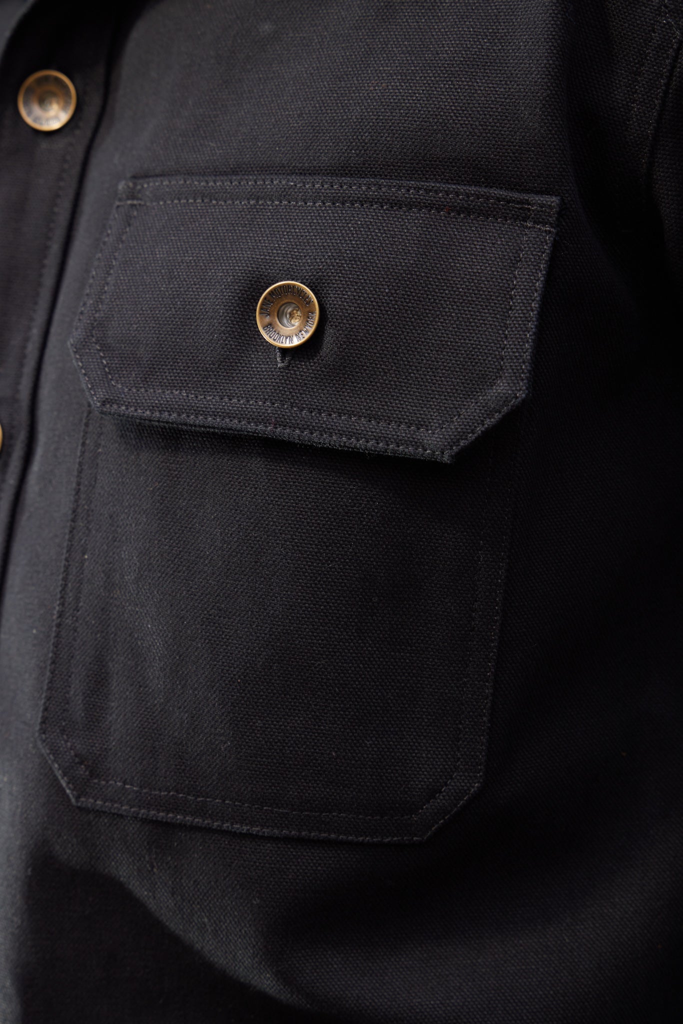 The Mercer Riding Shirt - 10oz Organic cotton canvas - Black