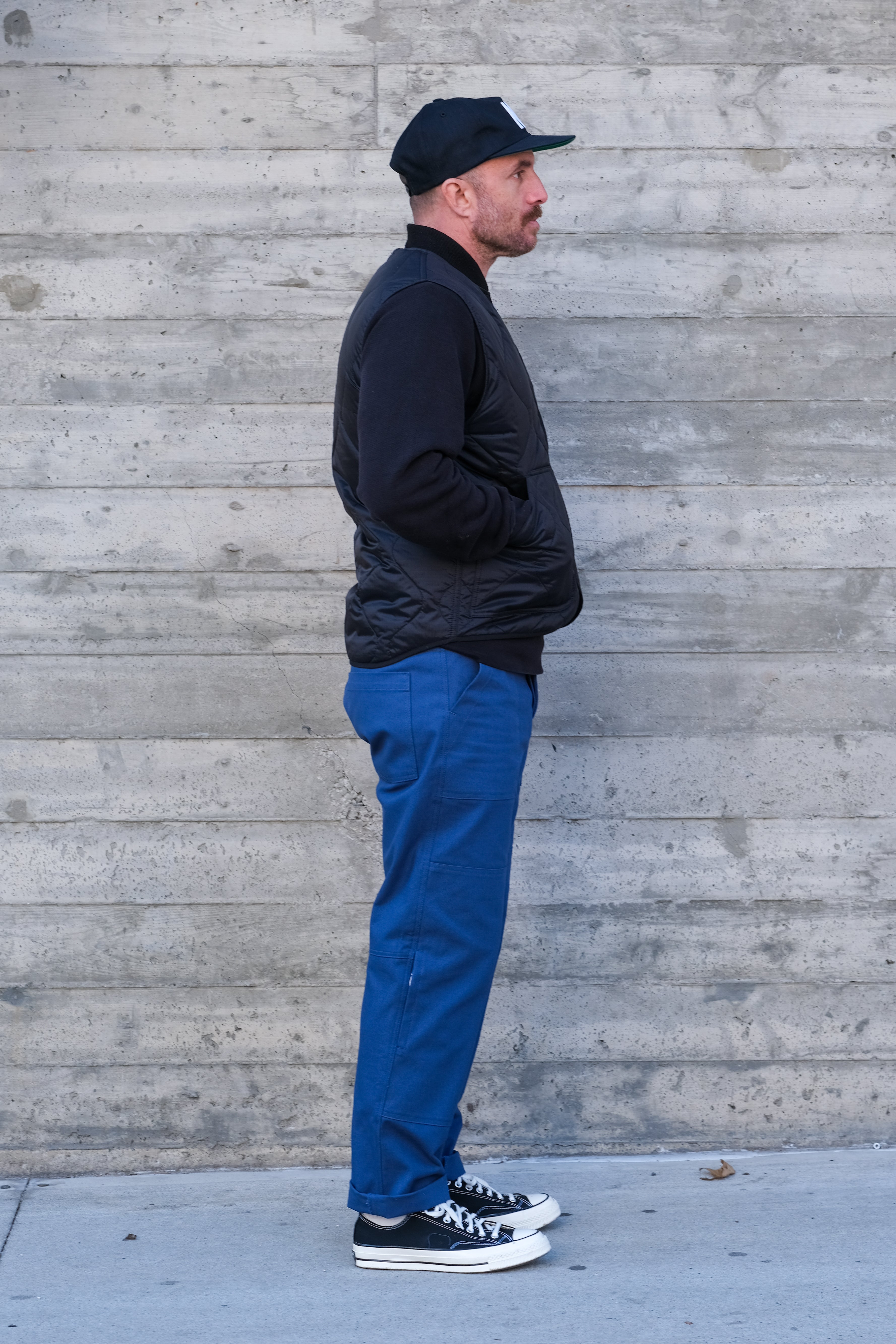 Bedford Canvas Double Knee Pant - Cobalt