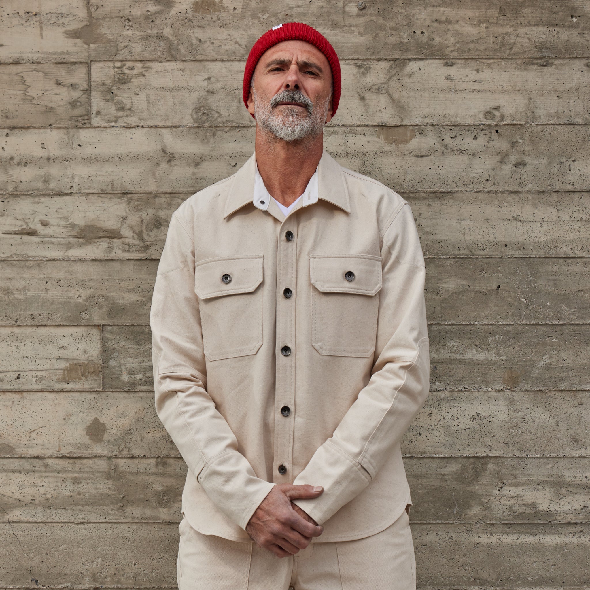 The Mercer Riding Shirt - 10oz Organic Cotton - Natural