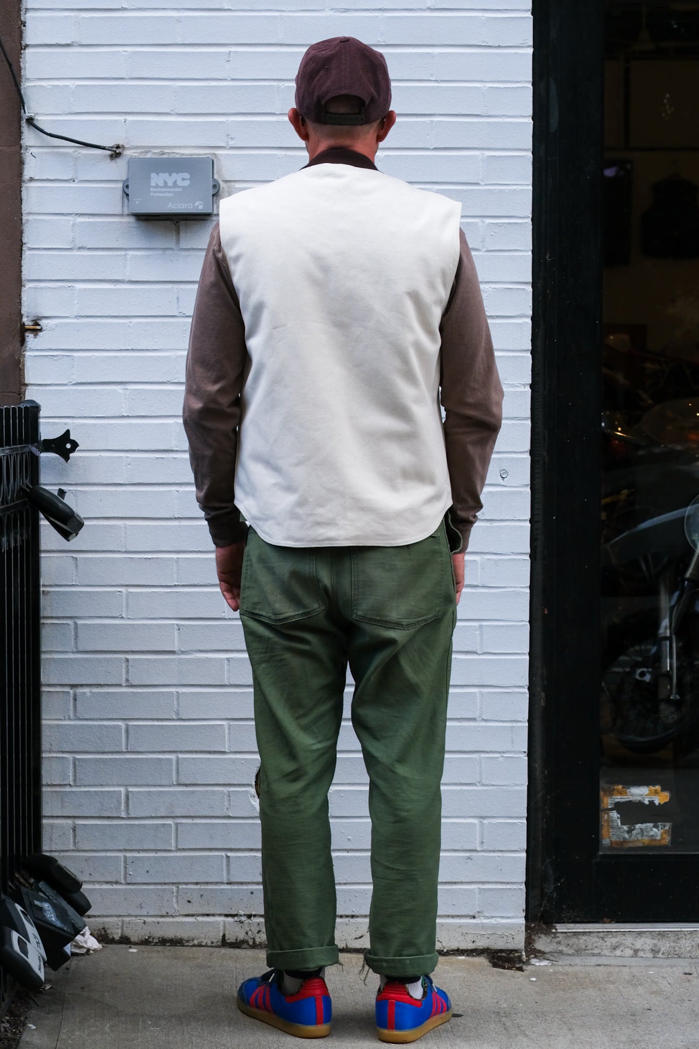 BQE Heavyweight Canvas Vest - NATURAL