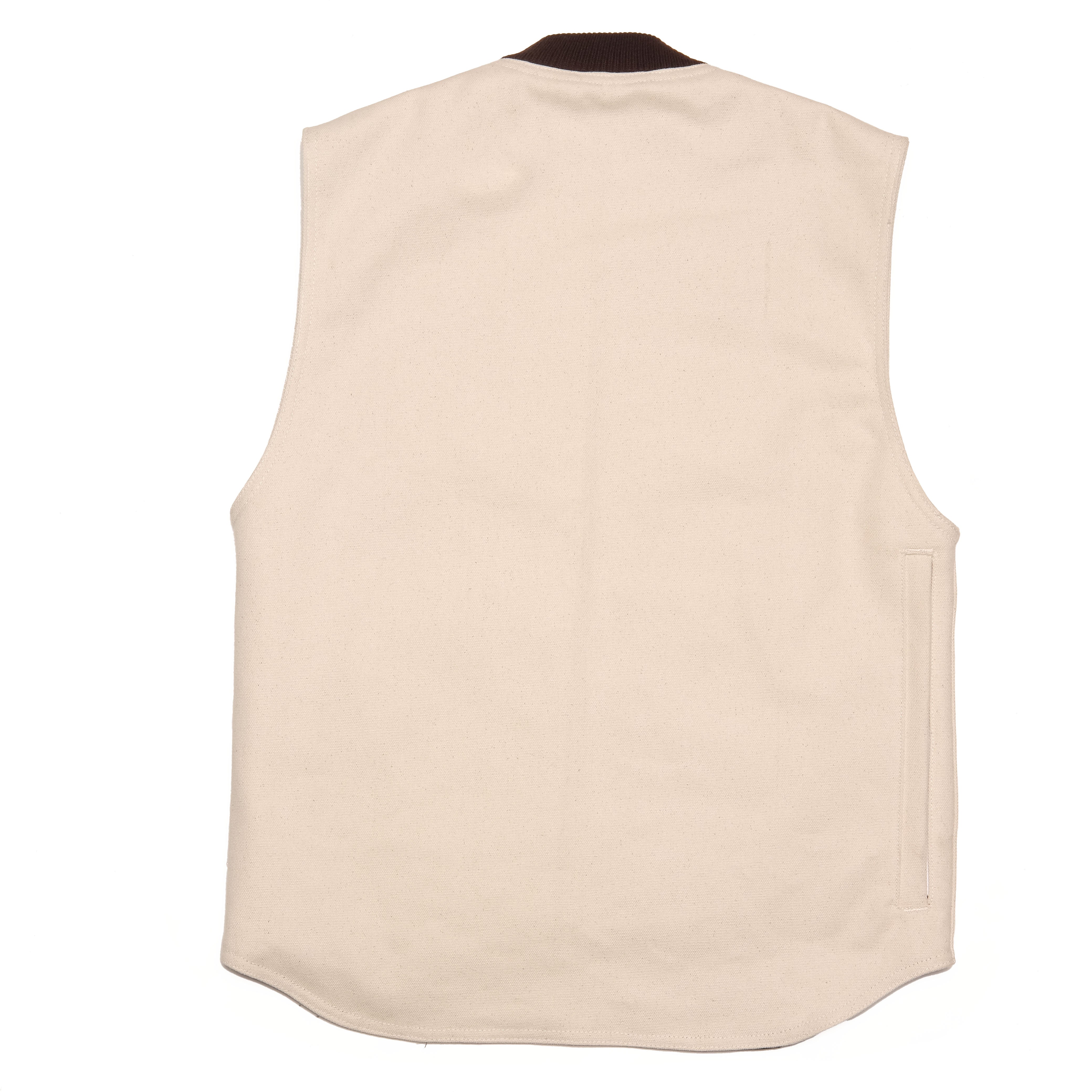 BQE Heavyweight Canvas Vest - NATURAL