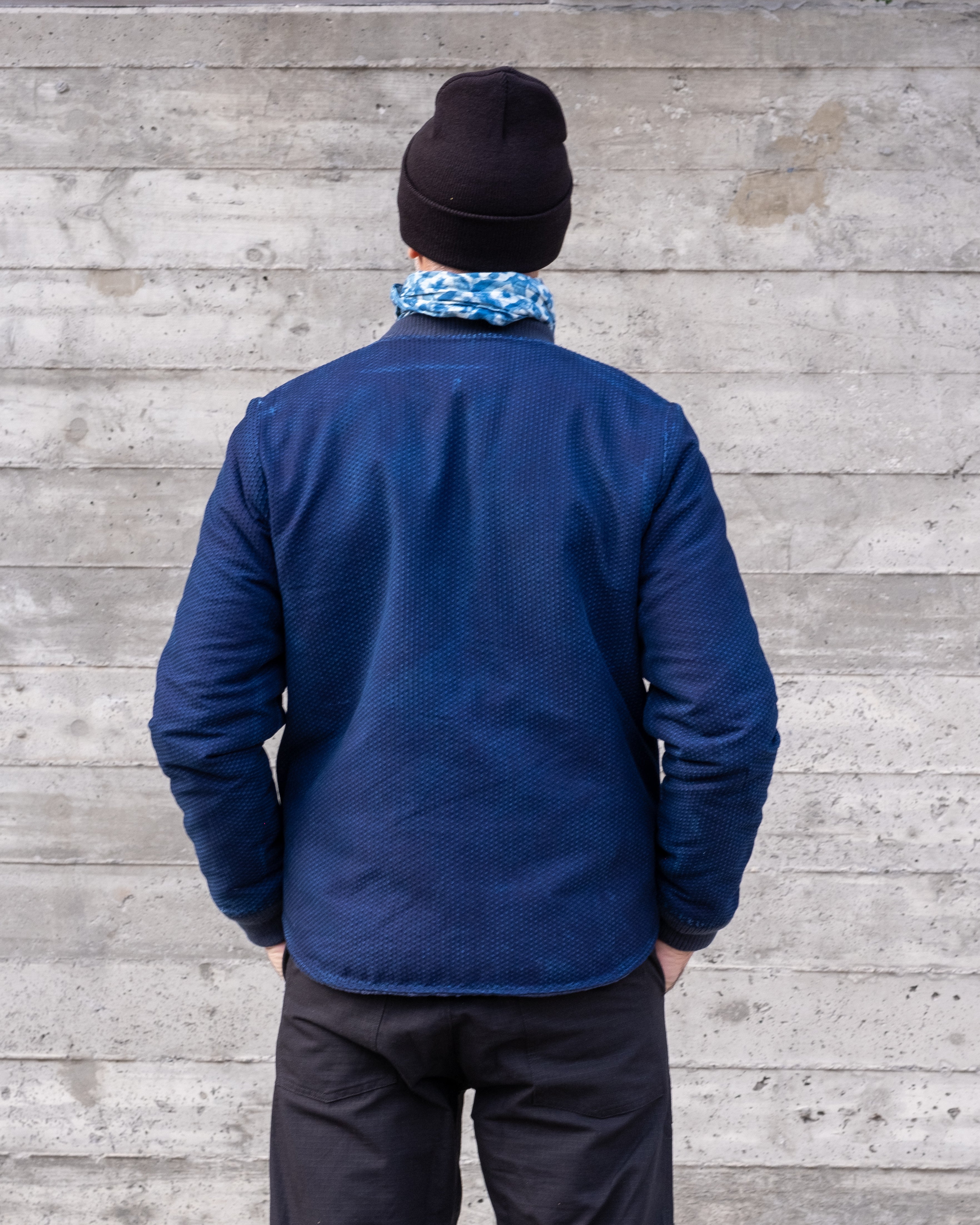Humboldt Polartec® Liner Reversible Jacket - indigo sashiko