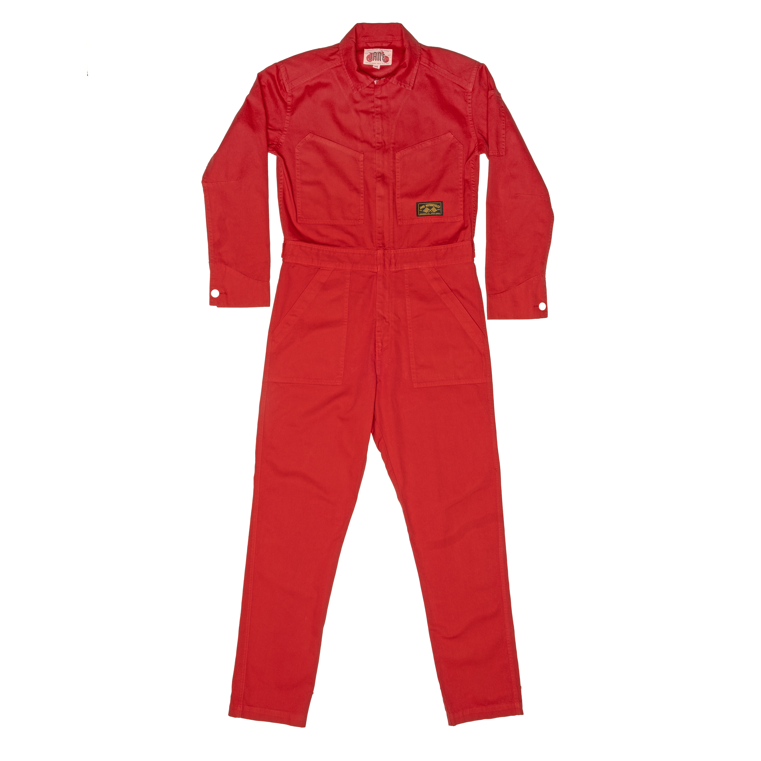 Red Garment Dyed Coveralls