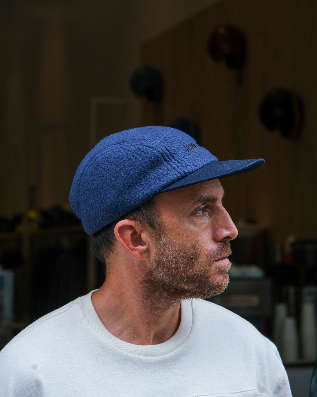 Fleece Camper Hat - Navy