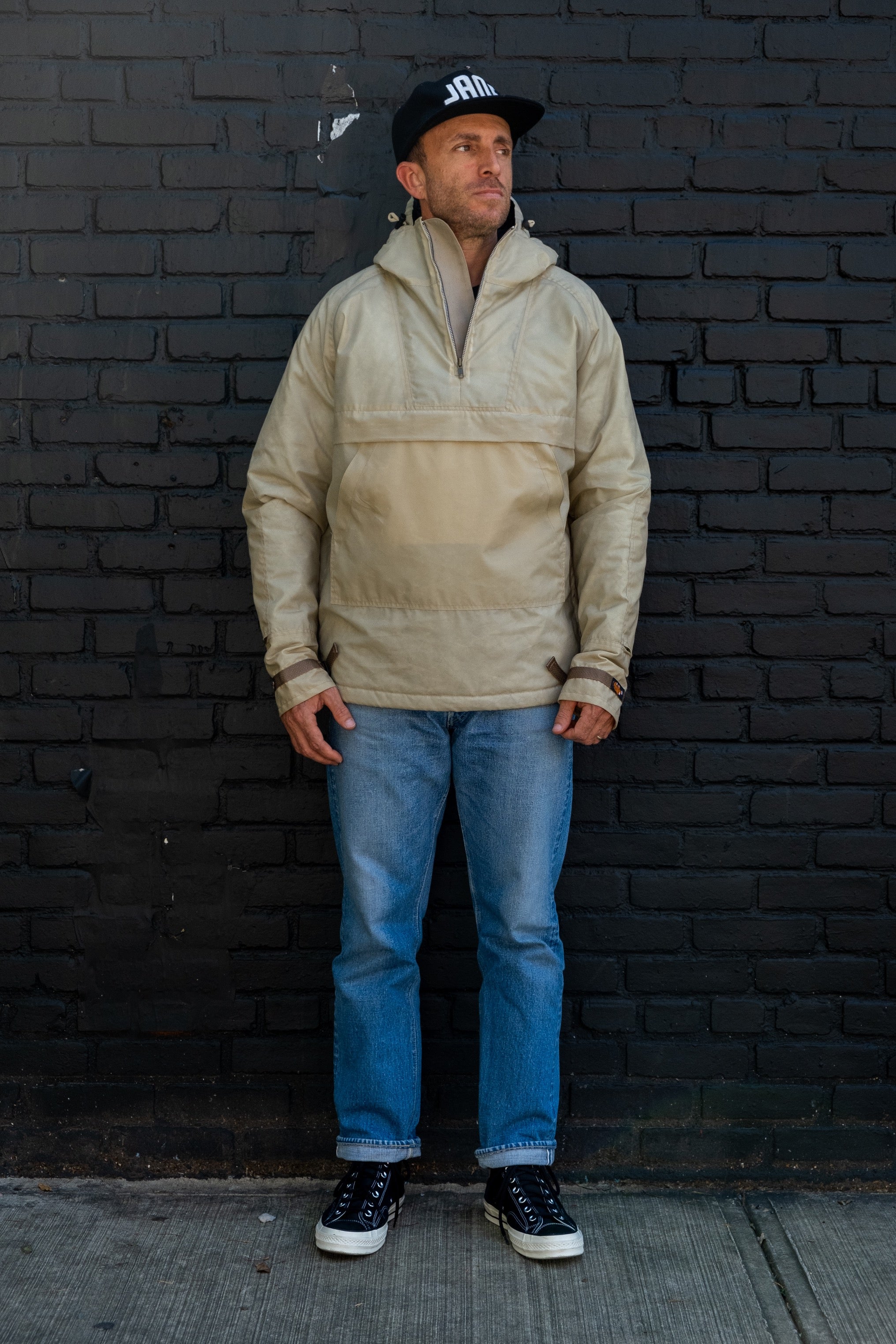 Quilted Mahwah Anorak - Natural