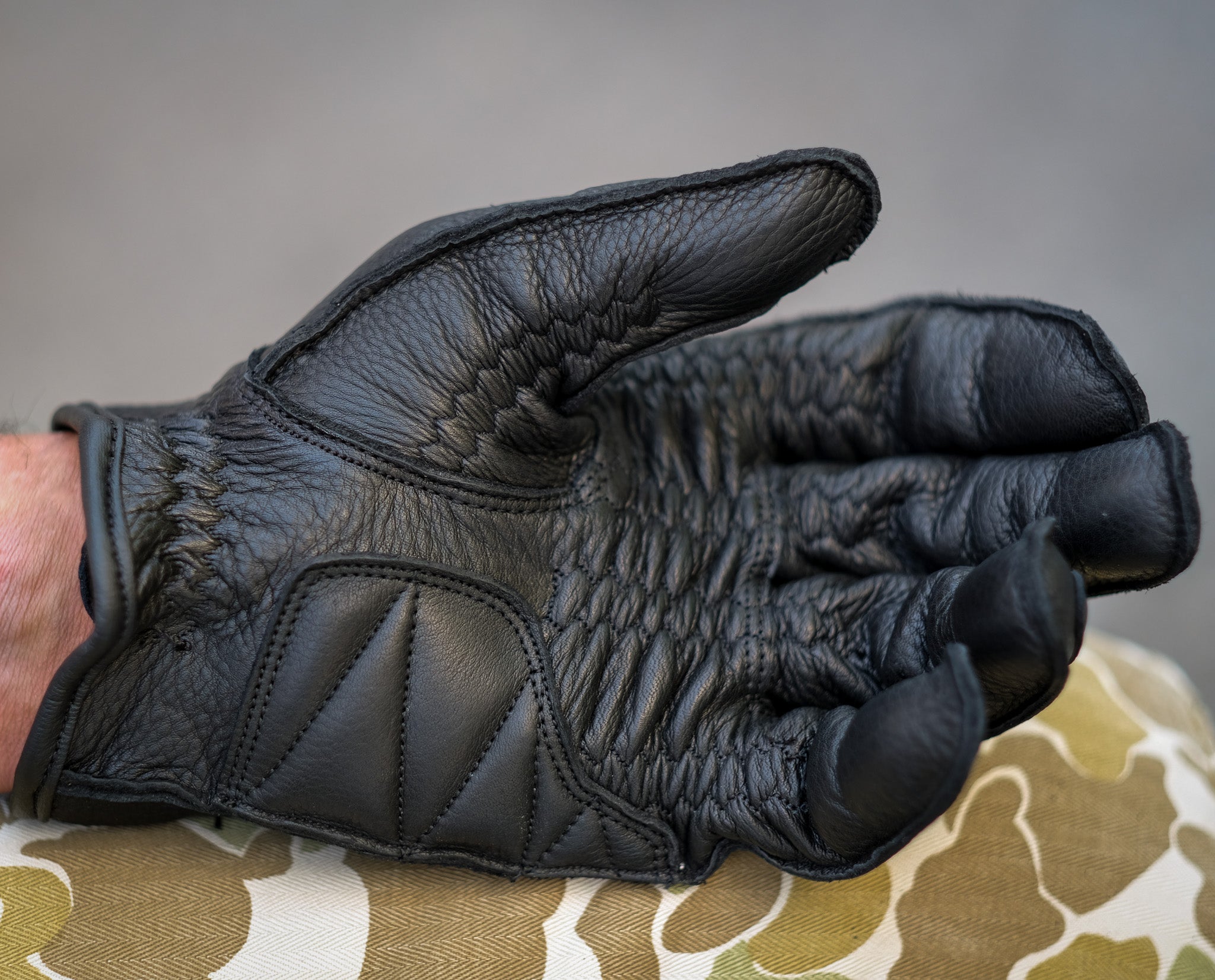 JANE RIDING GLOVE - BLACK