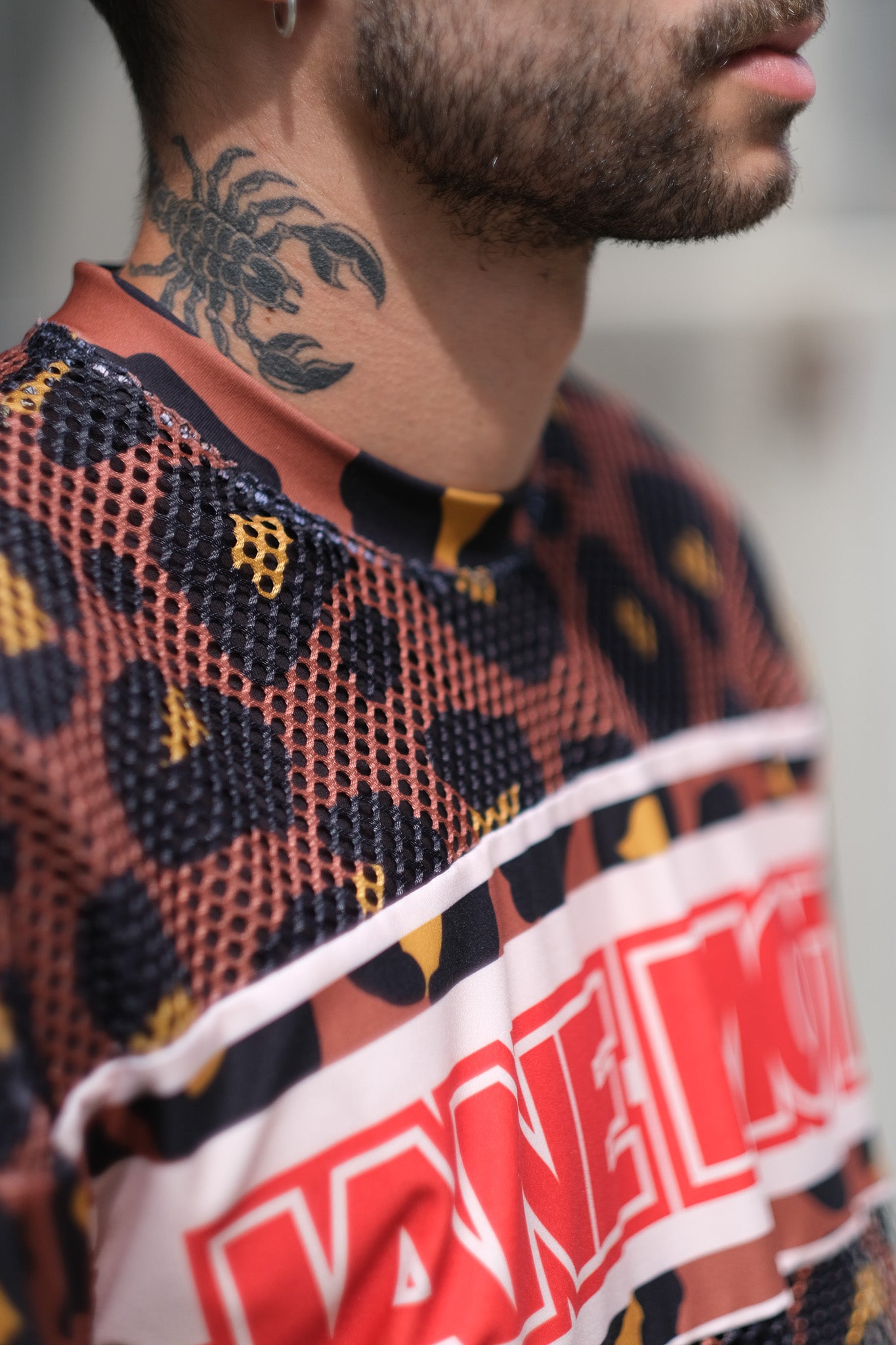 Cheetah Mesh Jersey L/S