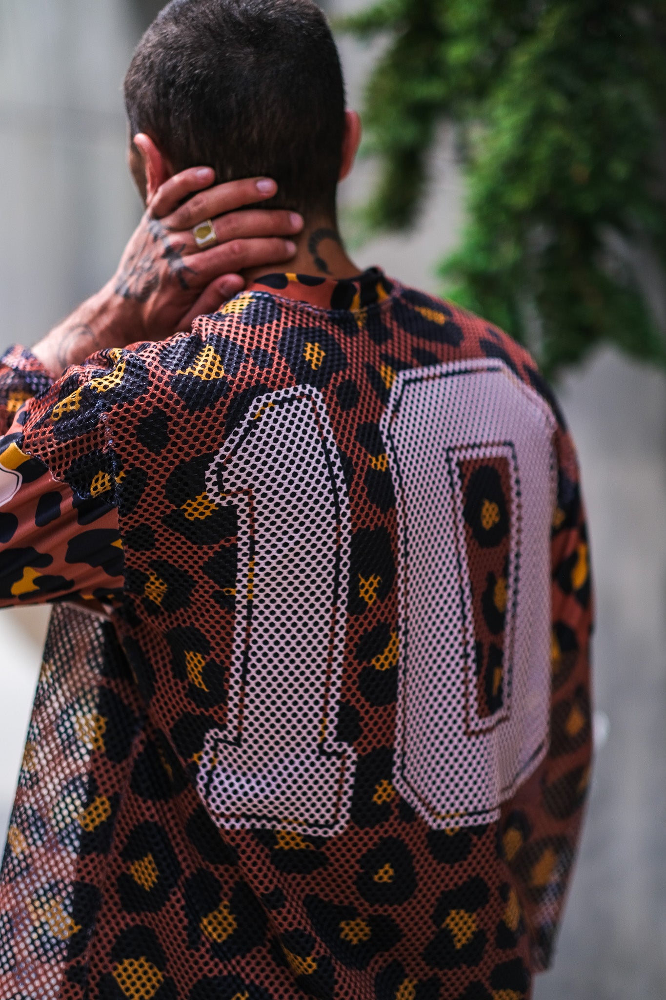 Cheetah Mesh Jersey L/S