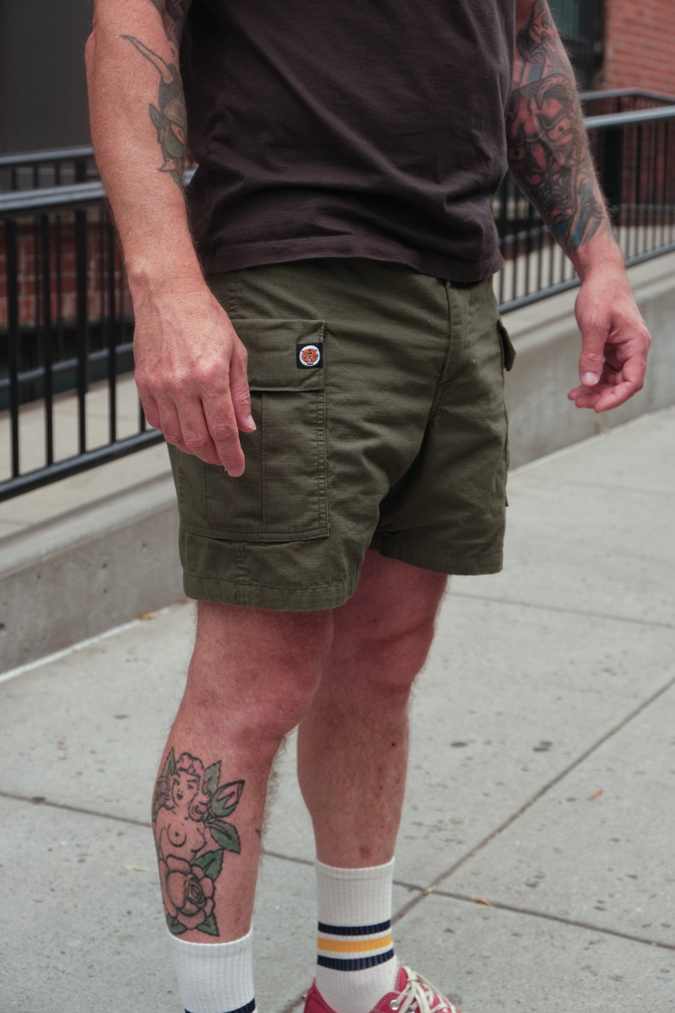 Fulton Short - Army Green