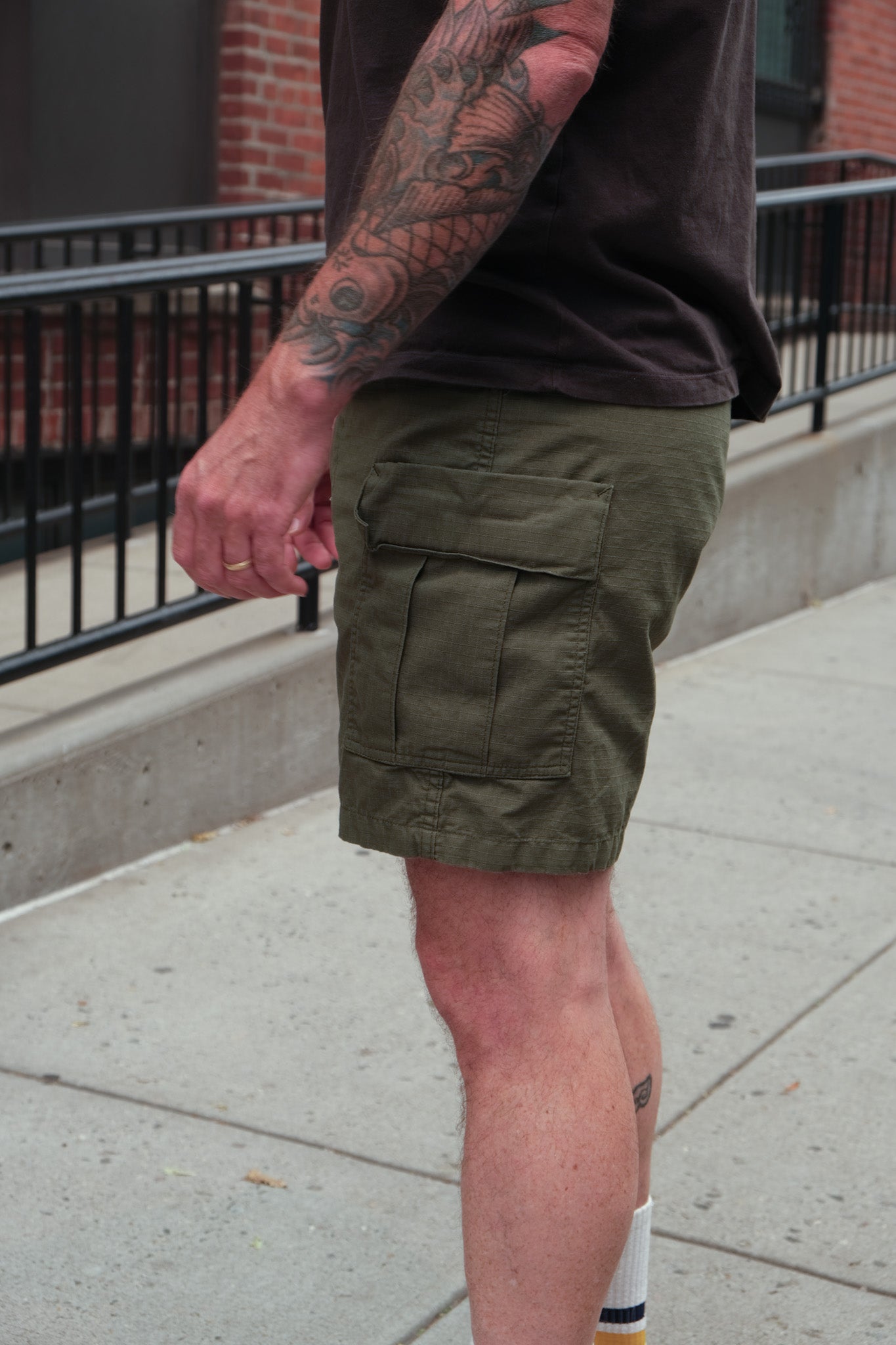 Fulton Short - Army Green