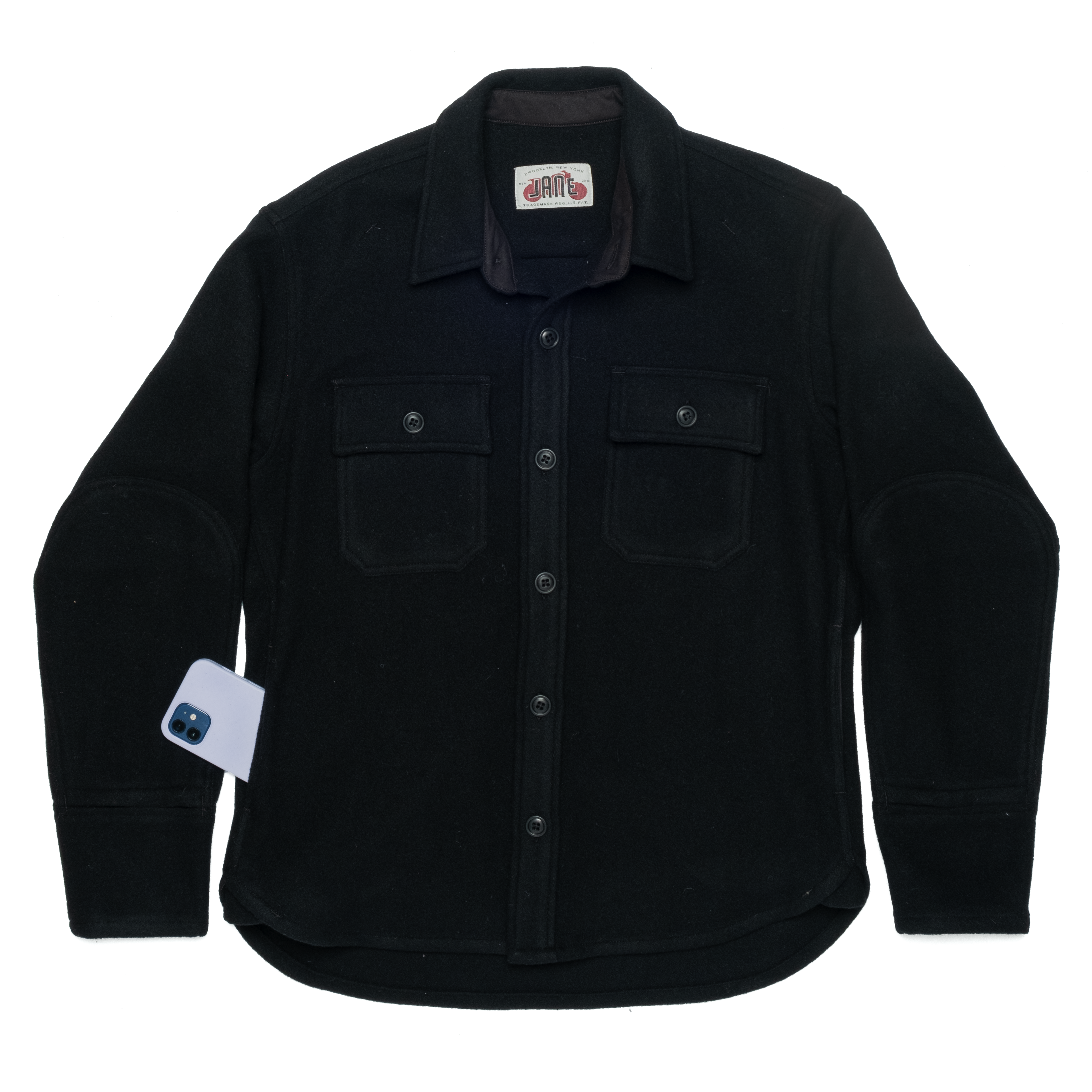 The Mercer Riding Shirt - Wool Black Limited Edition