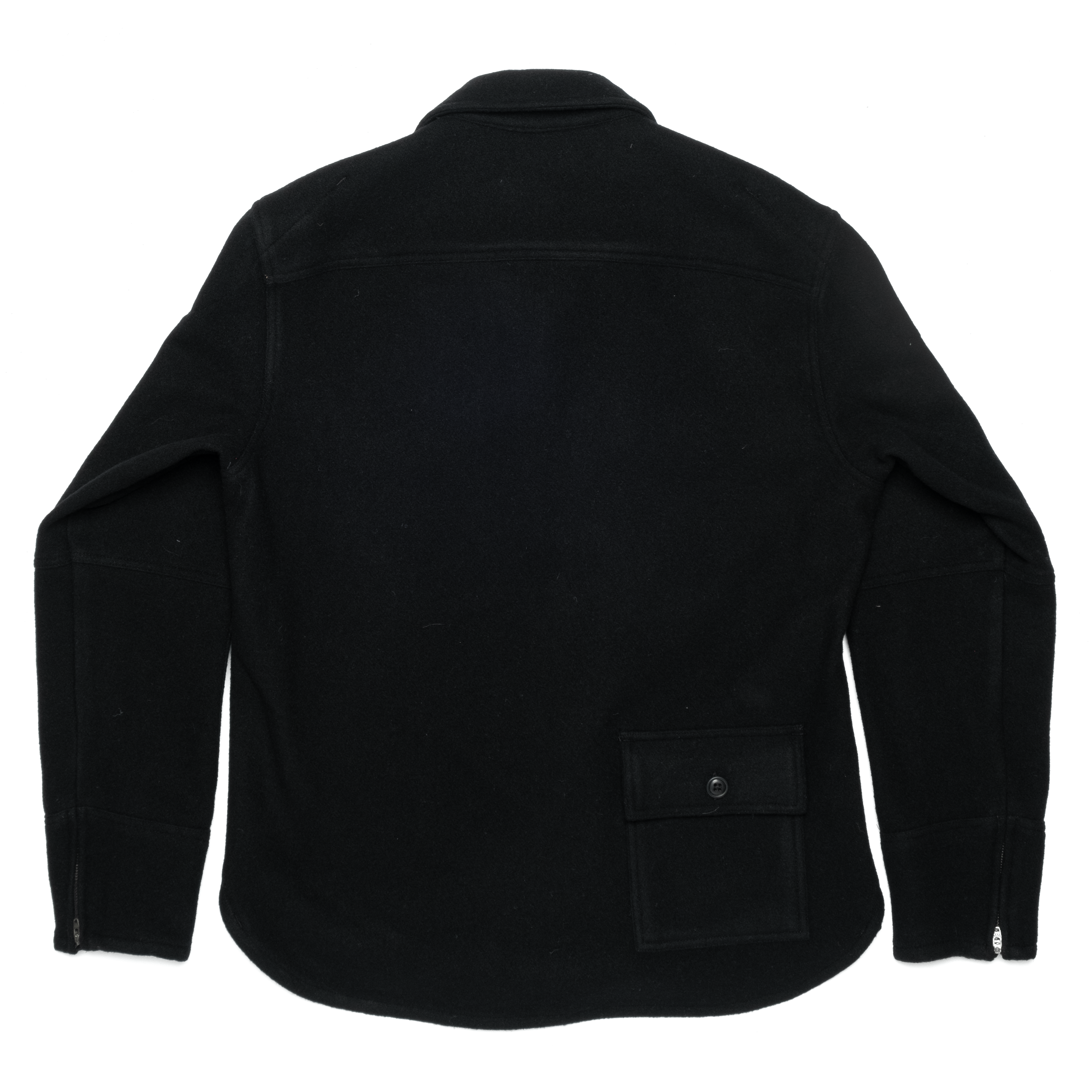 The Mercer Riding Shirt - Wool Black Limited Edition