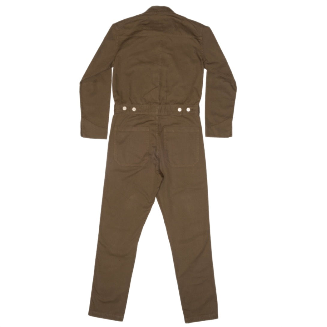 Olive Garment Dyed Coveralls