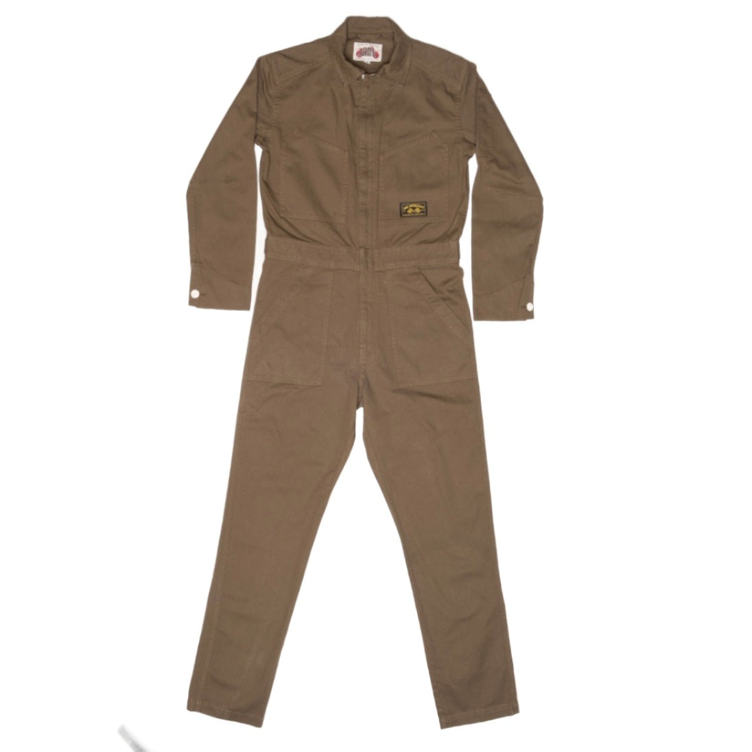 Olive Garment Dyed Coveralls