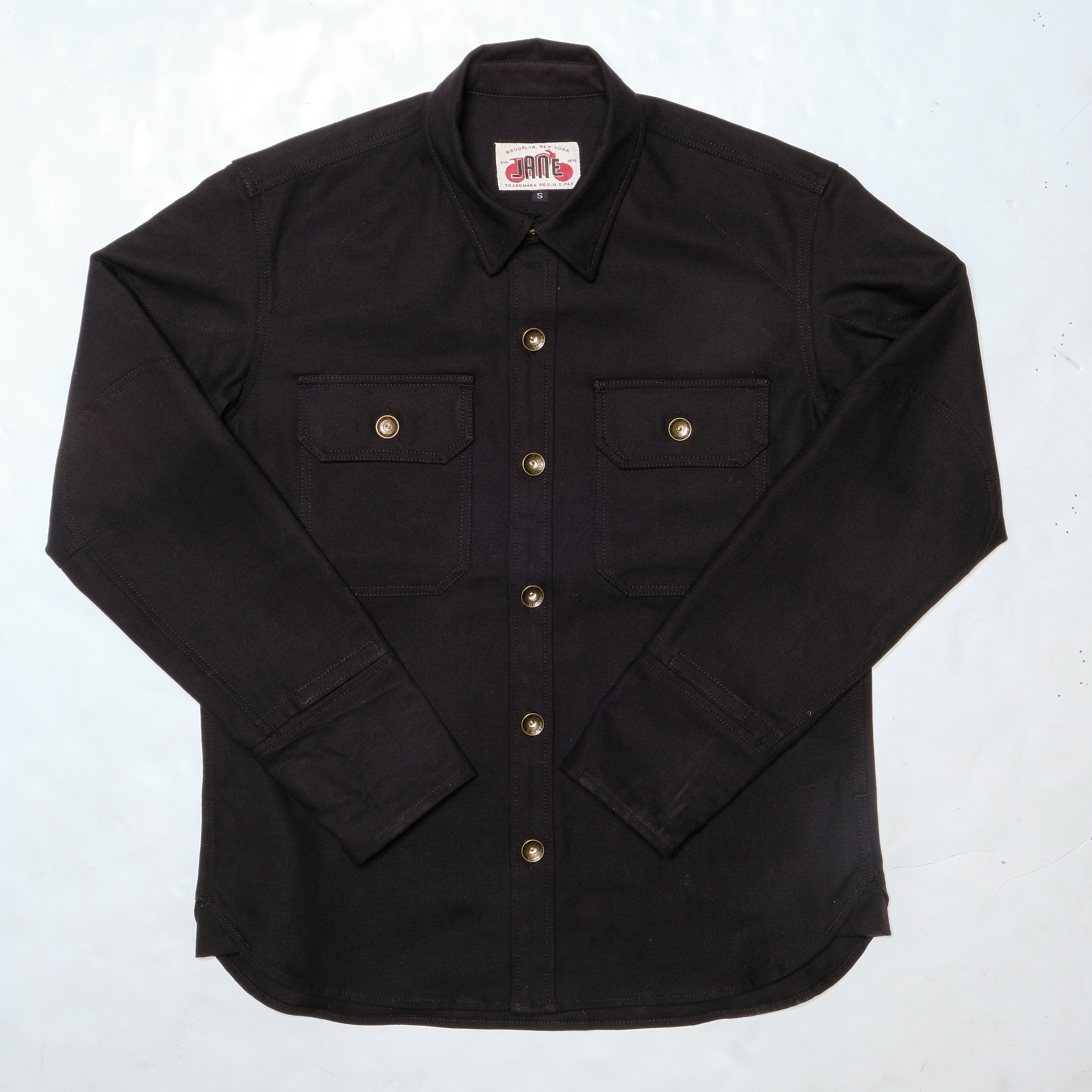 The Mercer Riding Shirt - 10oz Organic Cotton - Black