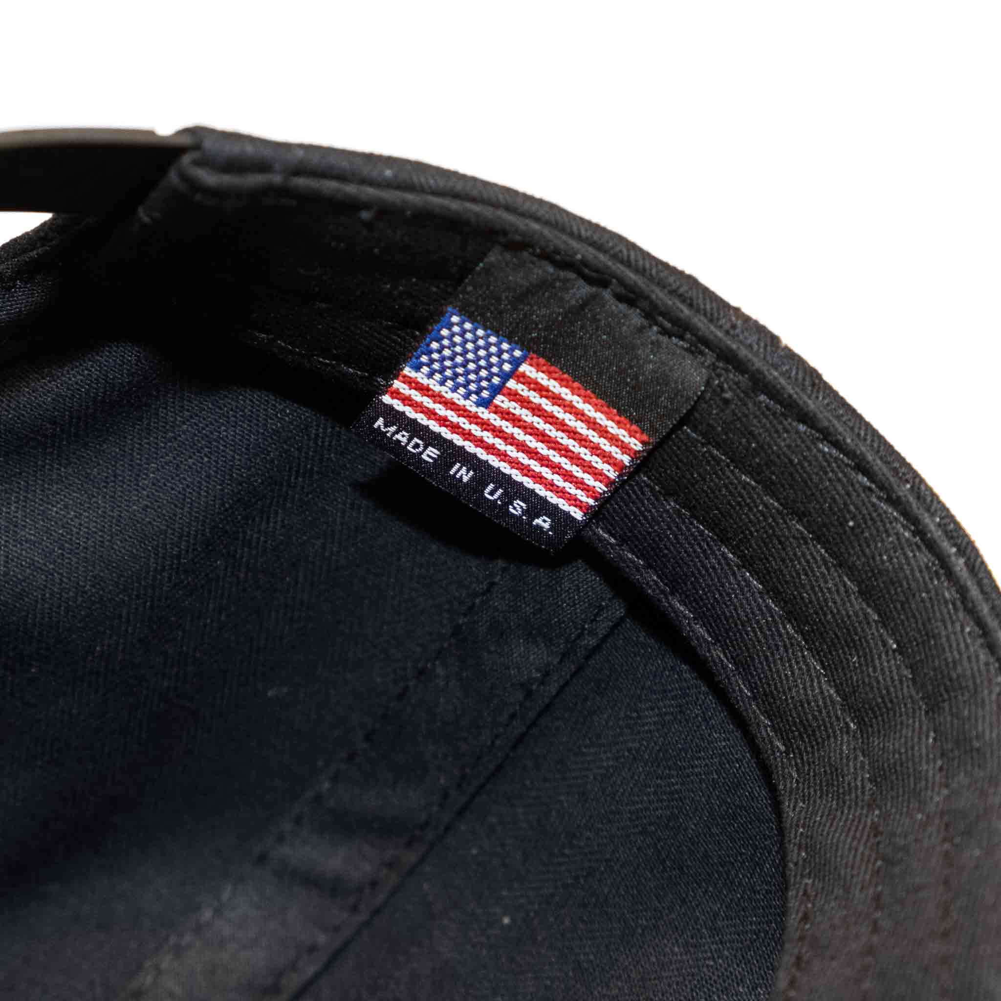 "Jane Moto" Ball Cap - Black Pinstripe