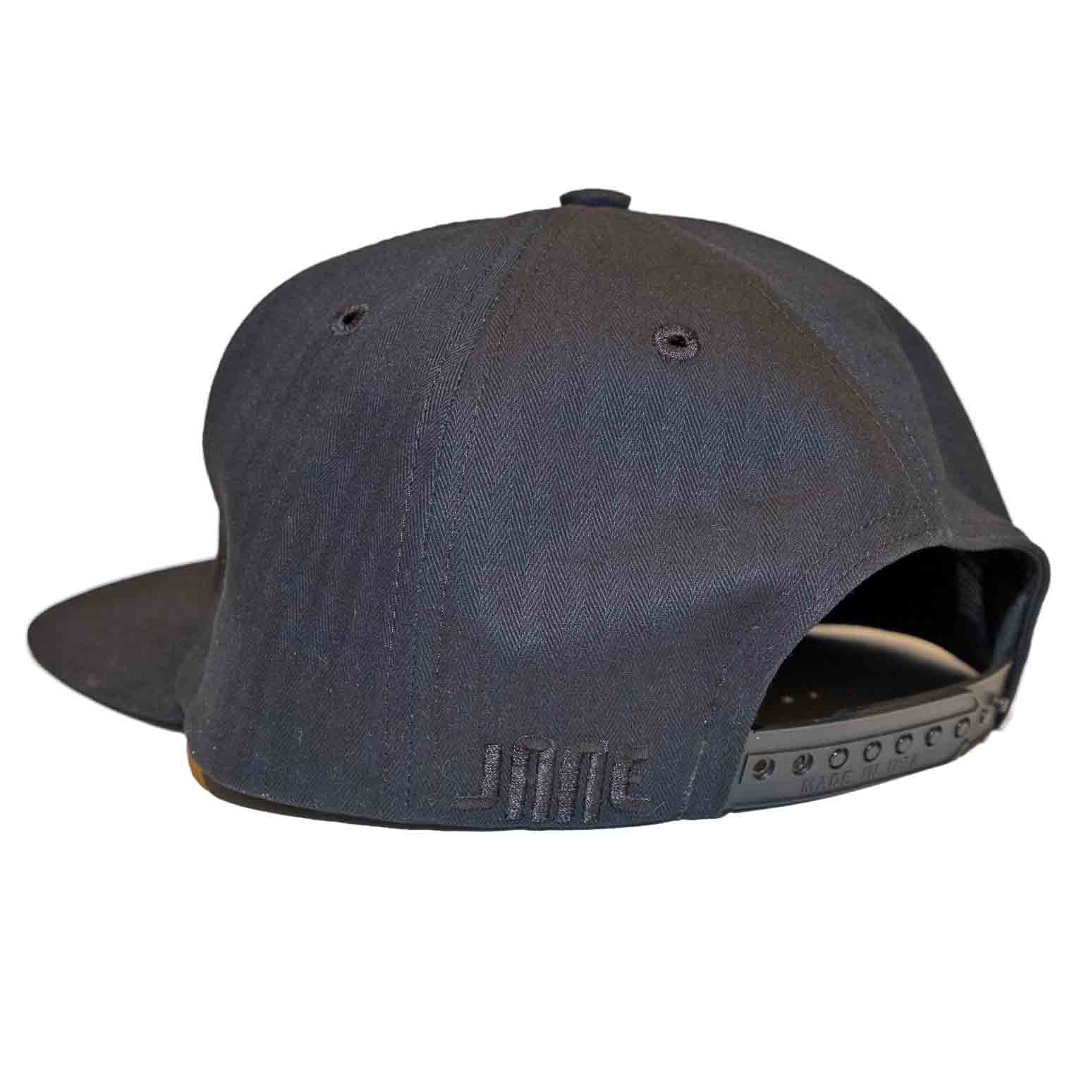 NY Ball Cap - Black Herringbone