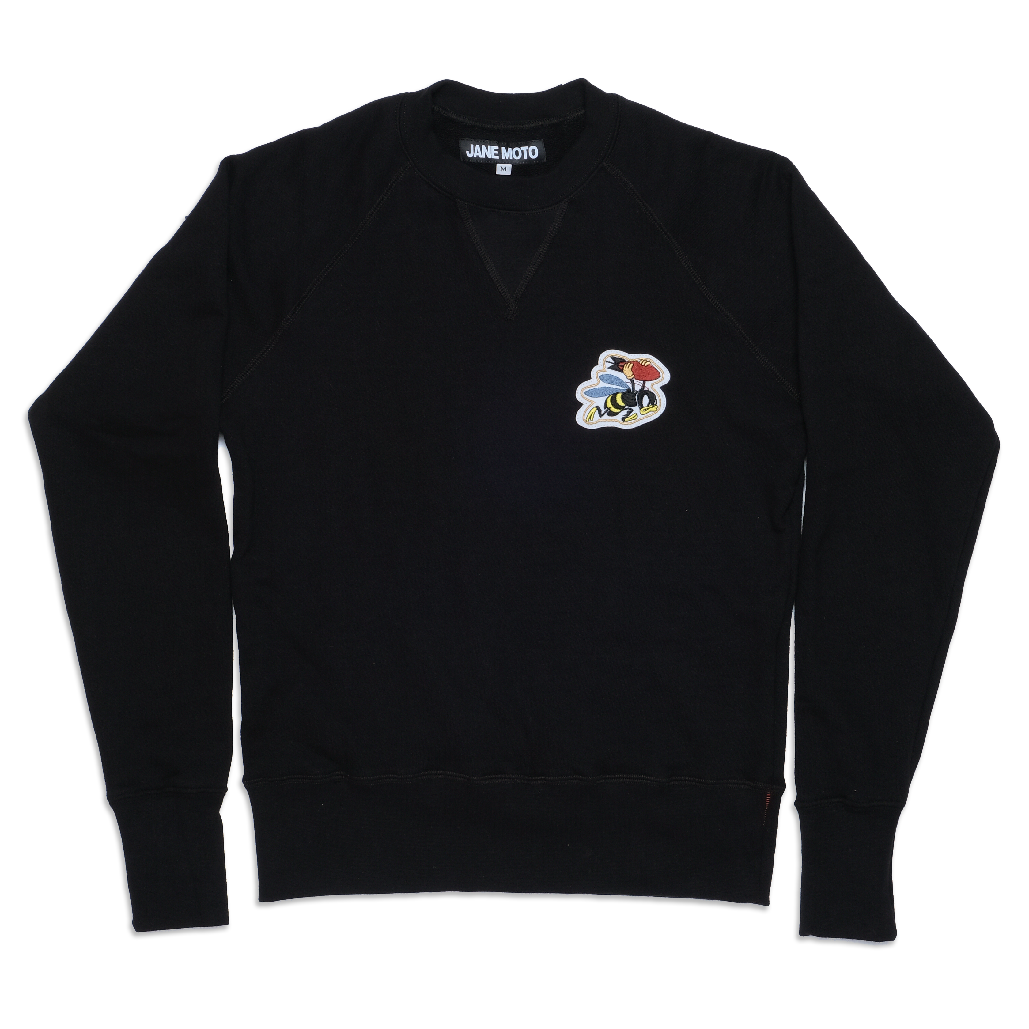 Jane Organic Crewneck Sweatshirt - 21st Bombardier - Black