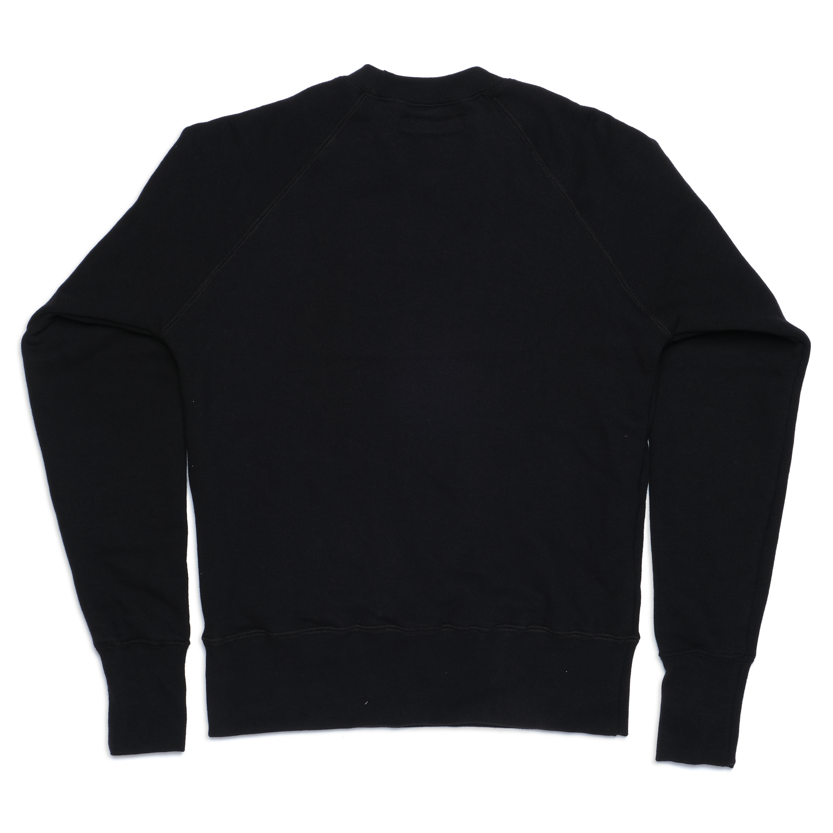 ORGANIC COTTON CREWNECK SWEATSHIRT - FADED BLACK