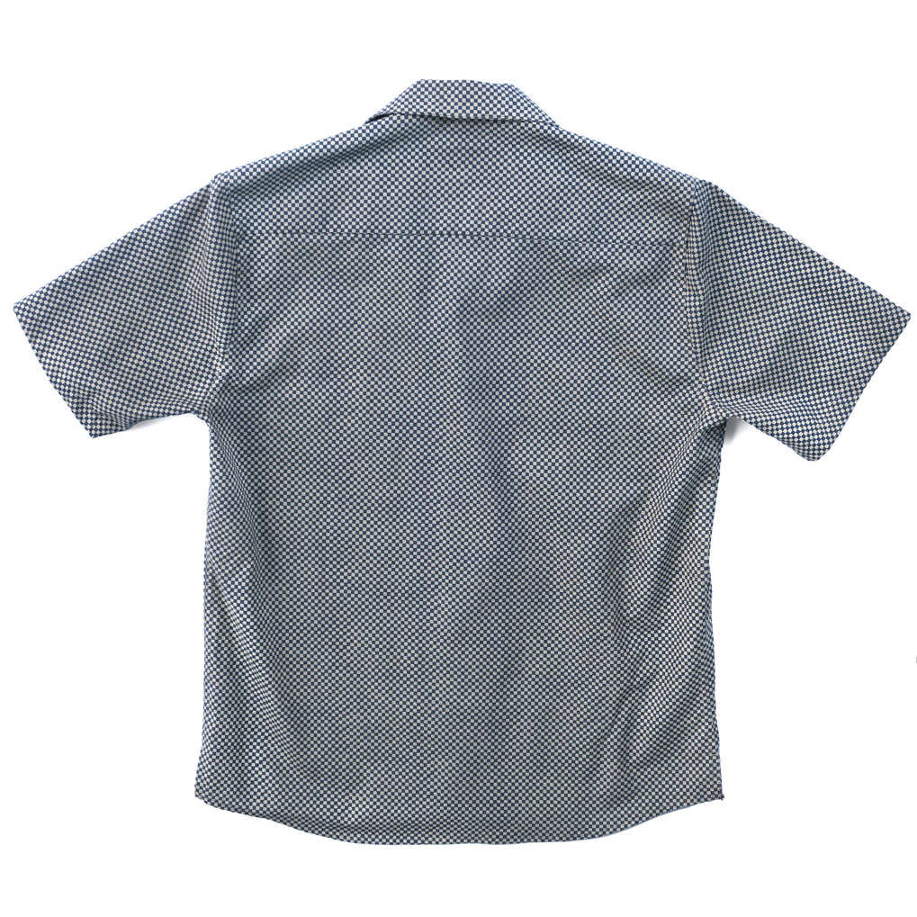 Camp Collar Shirt - Blue Check