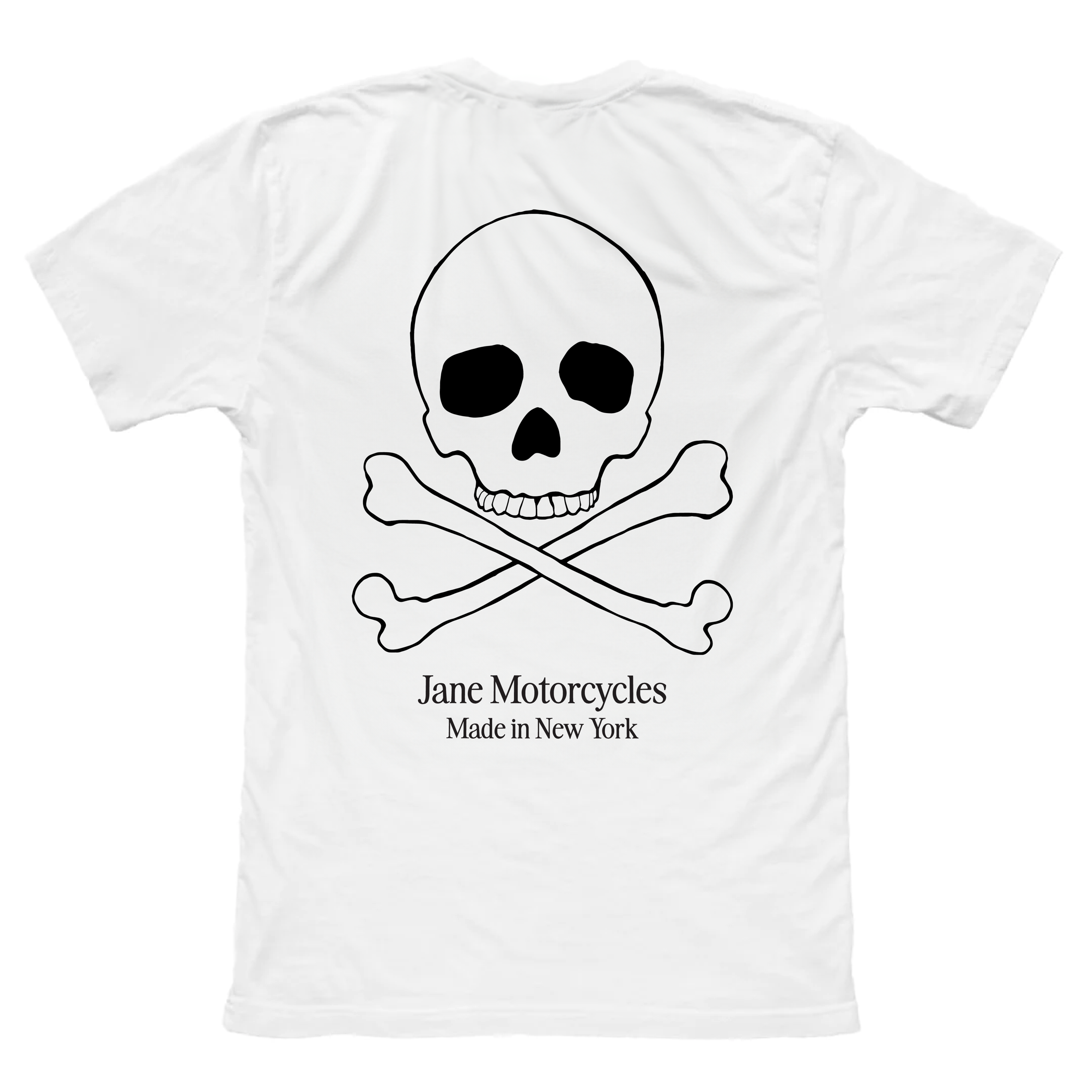 BOWERY SKULL SHORT SLEEVE - WHITE