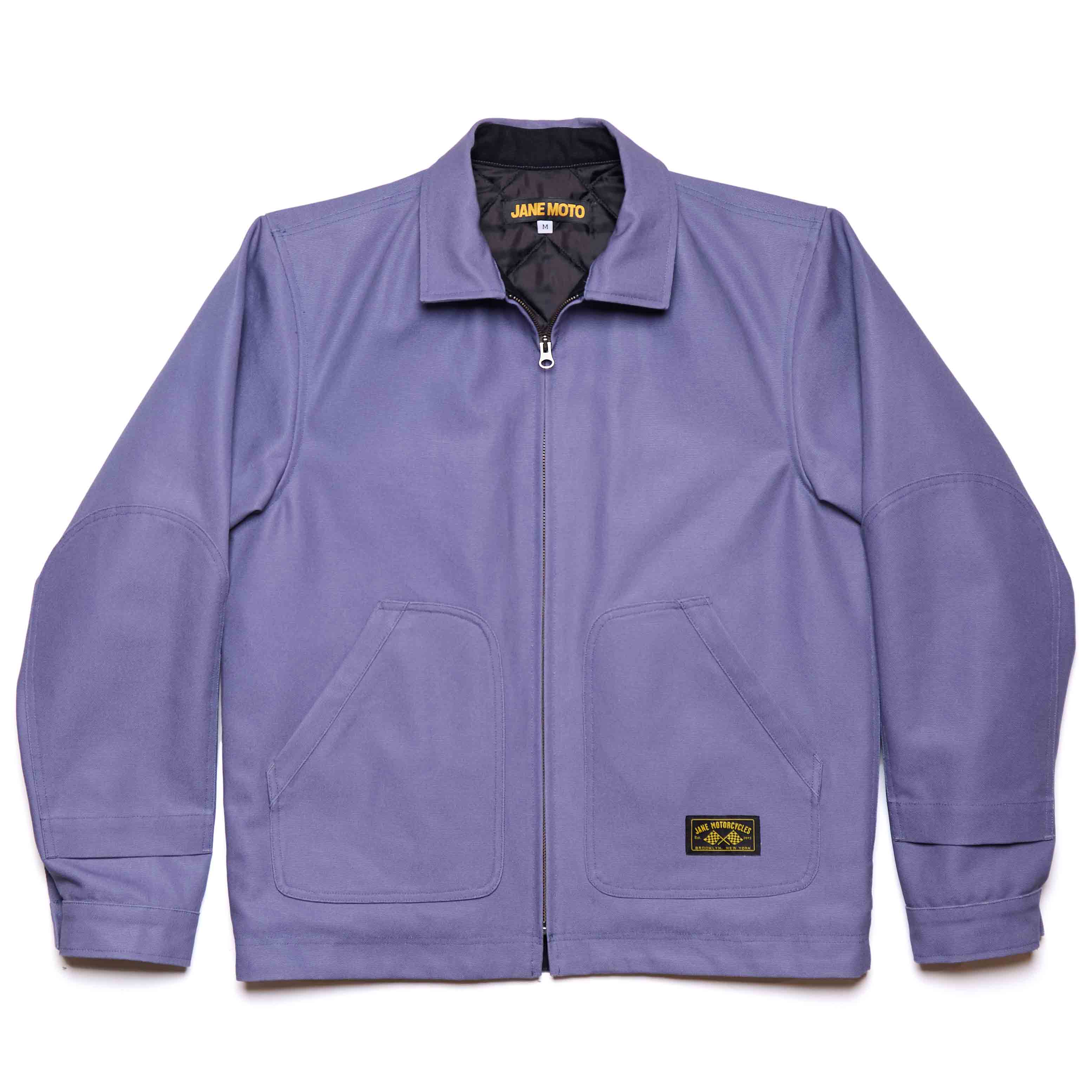 Lined Mechanic's Jacket - Blue Violet Canvas