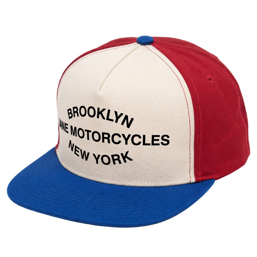 Jane Motorcycles New York Cap - Red / White / Blue