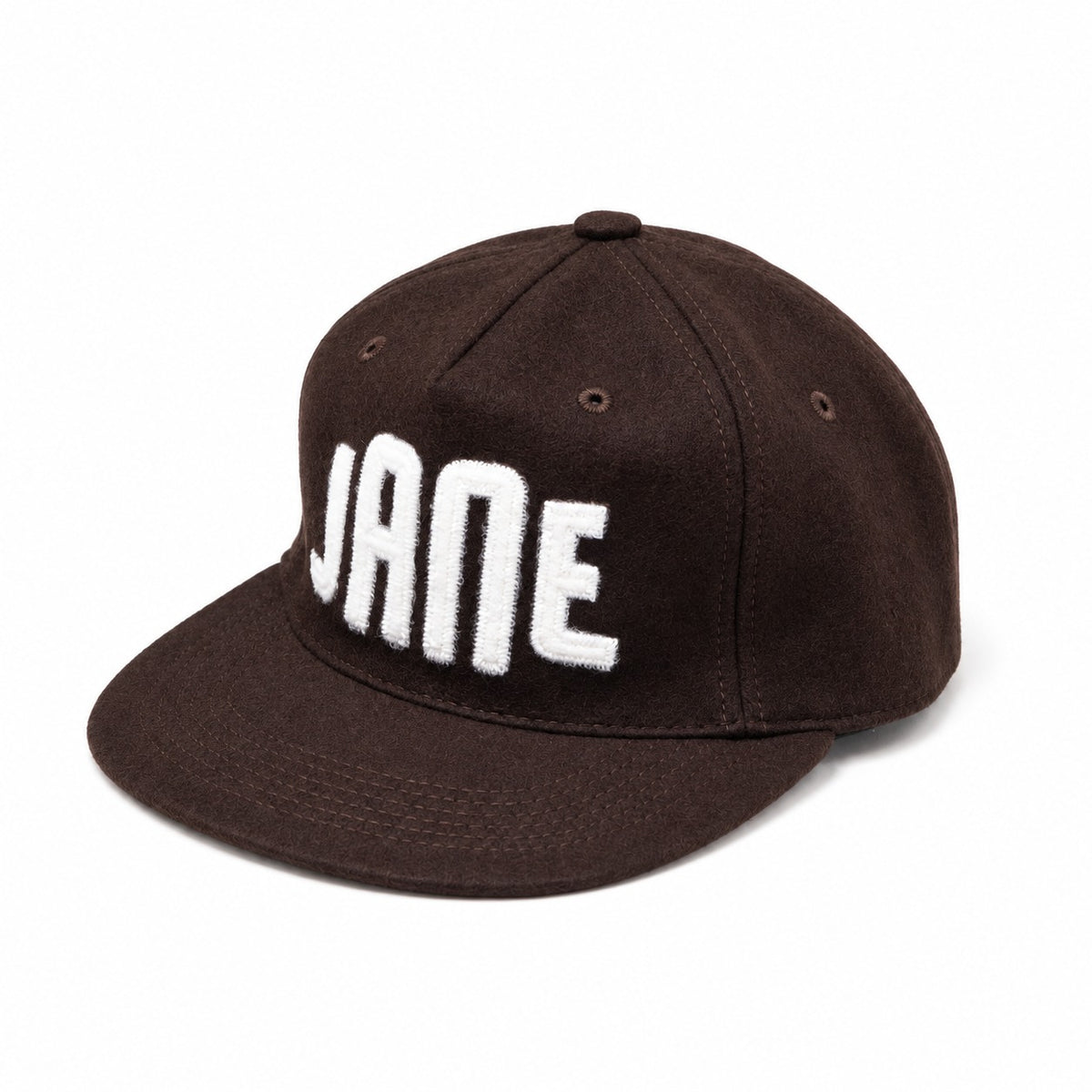 JANE Wool Cap - Brown