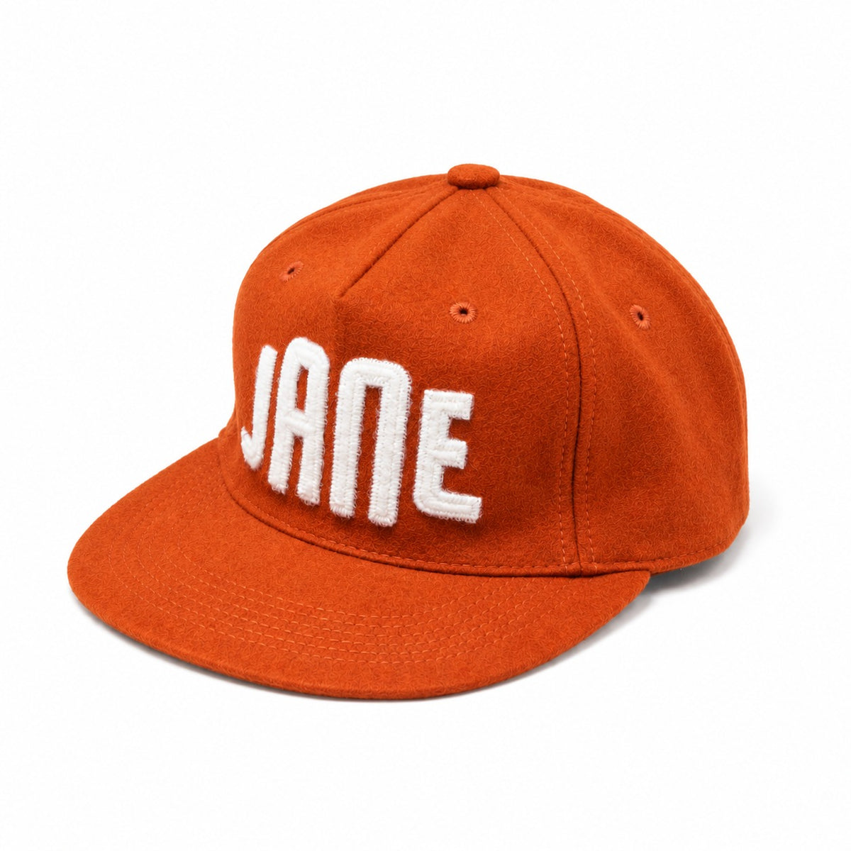 JANE Wool Cap - Orange
