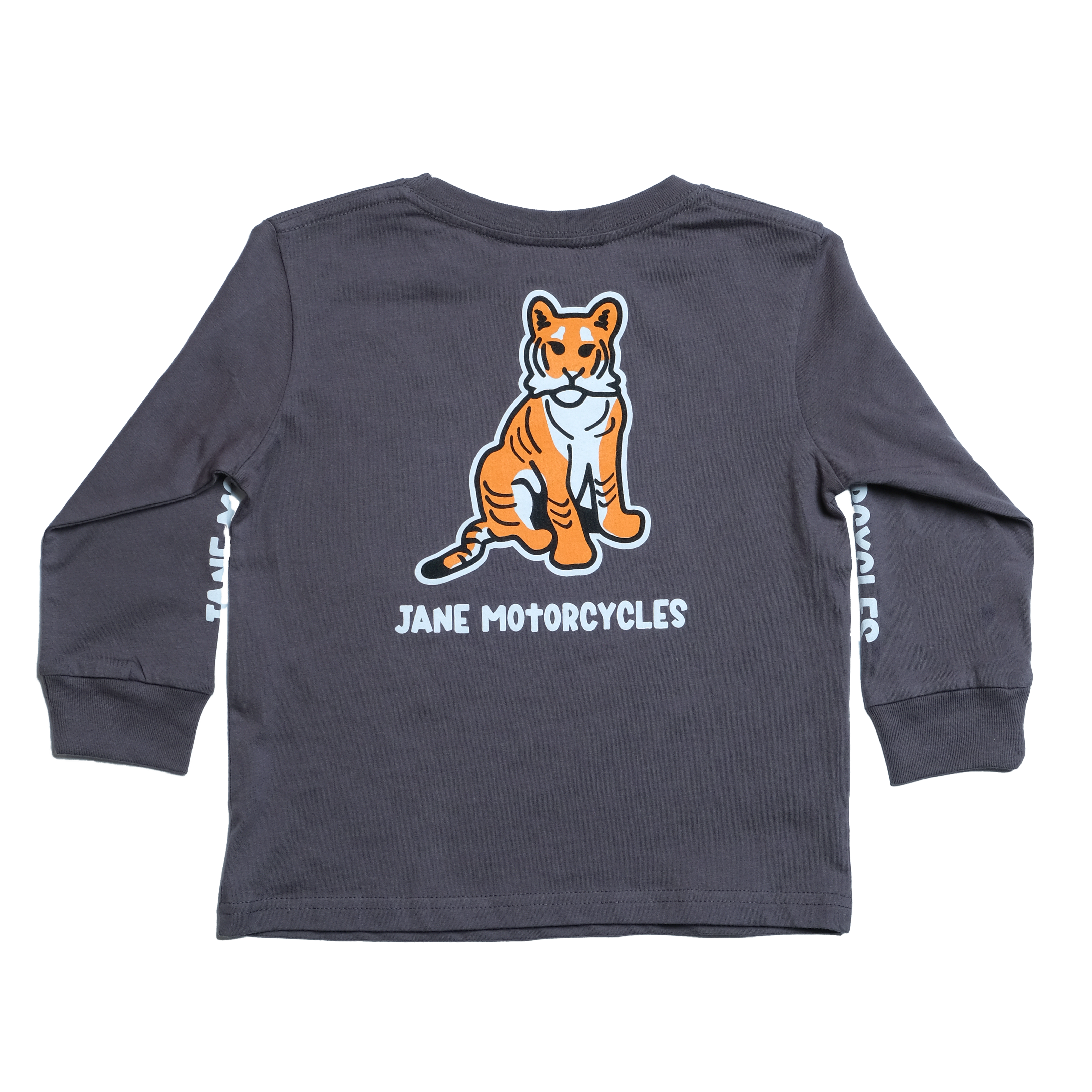 KIDS LITTLE TIGER LONG SLEEVE T-SHIRT - CHARCOAL