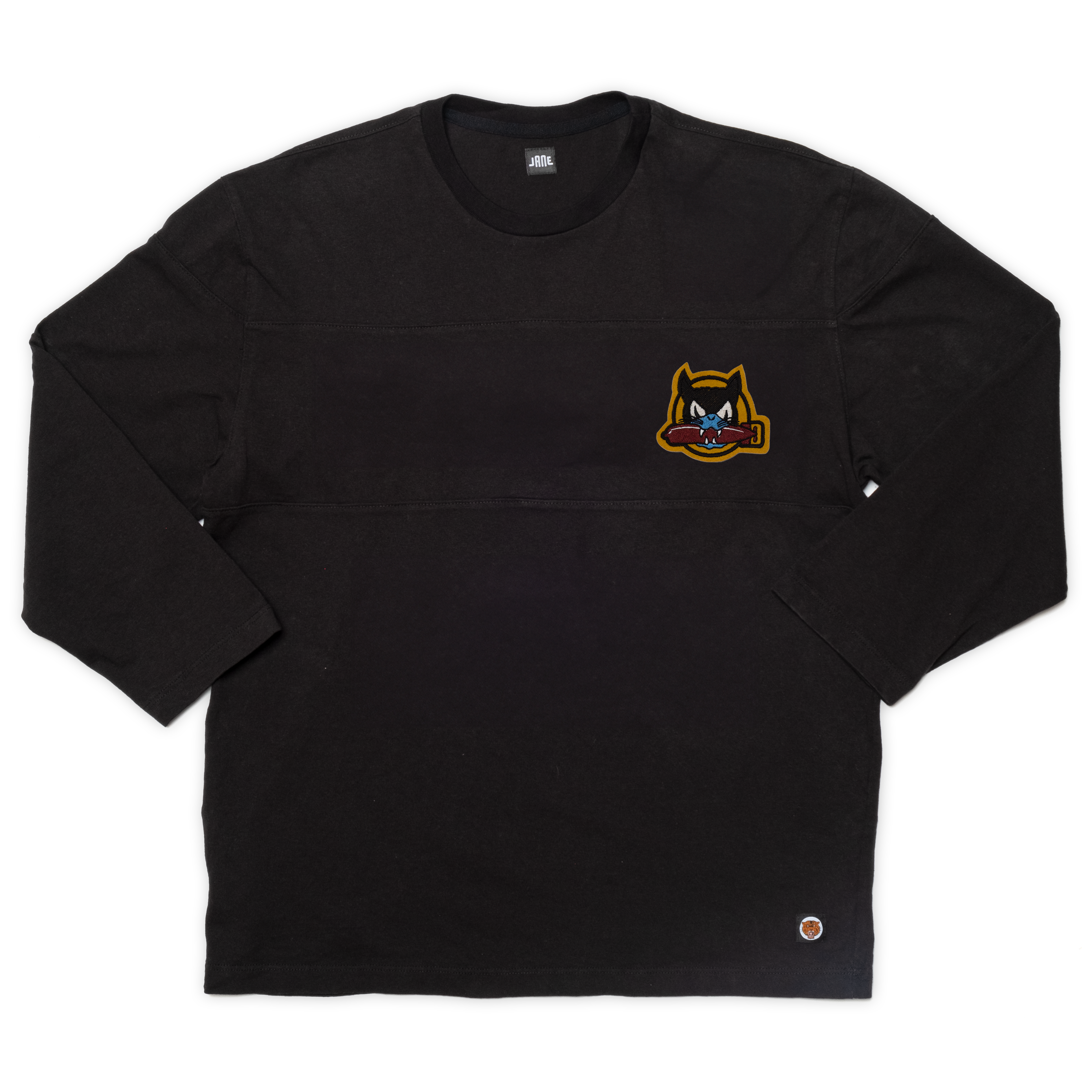 Monroe Jersey - Embroidered - Black