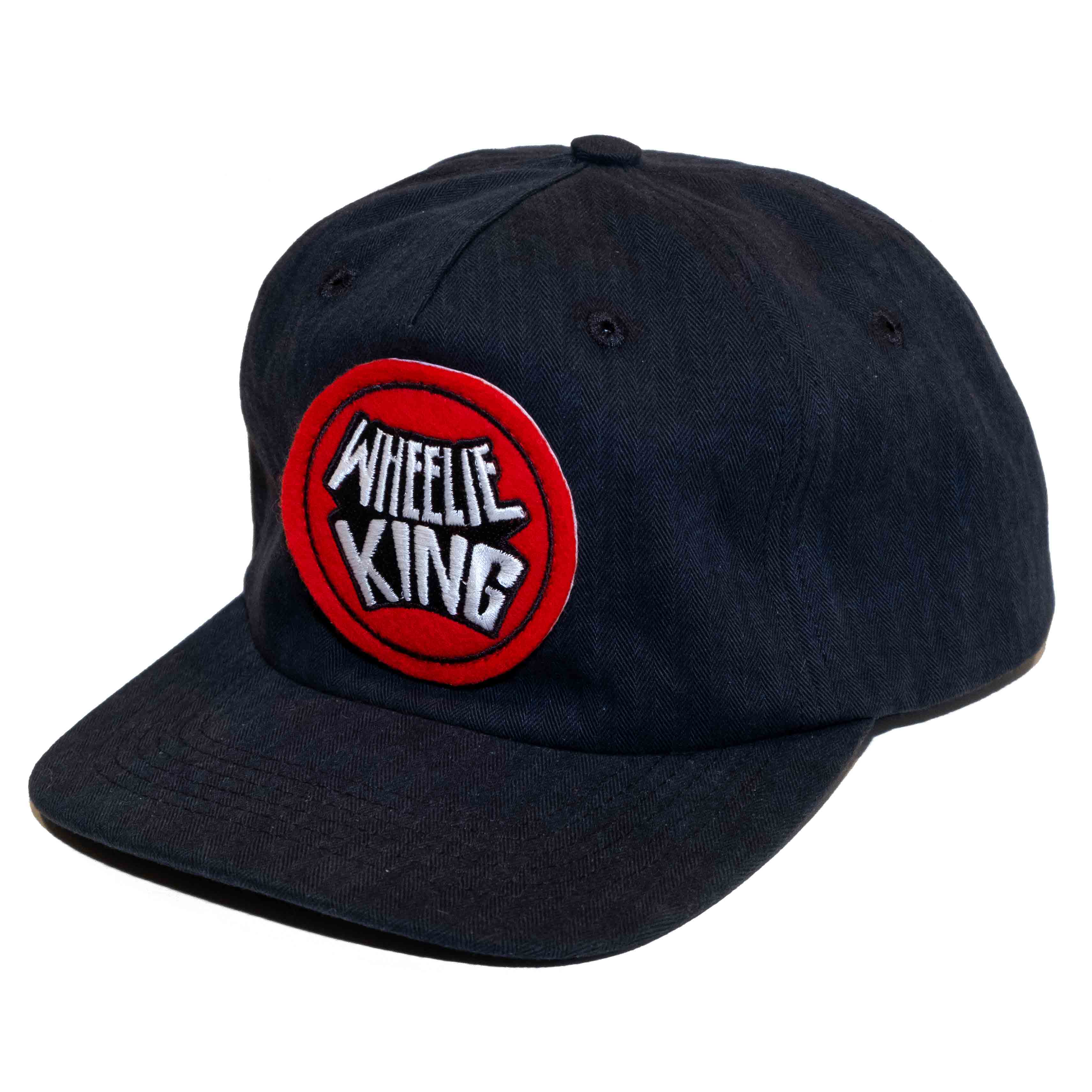 Wheelie King Ball Cap Black