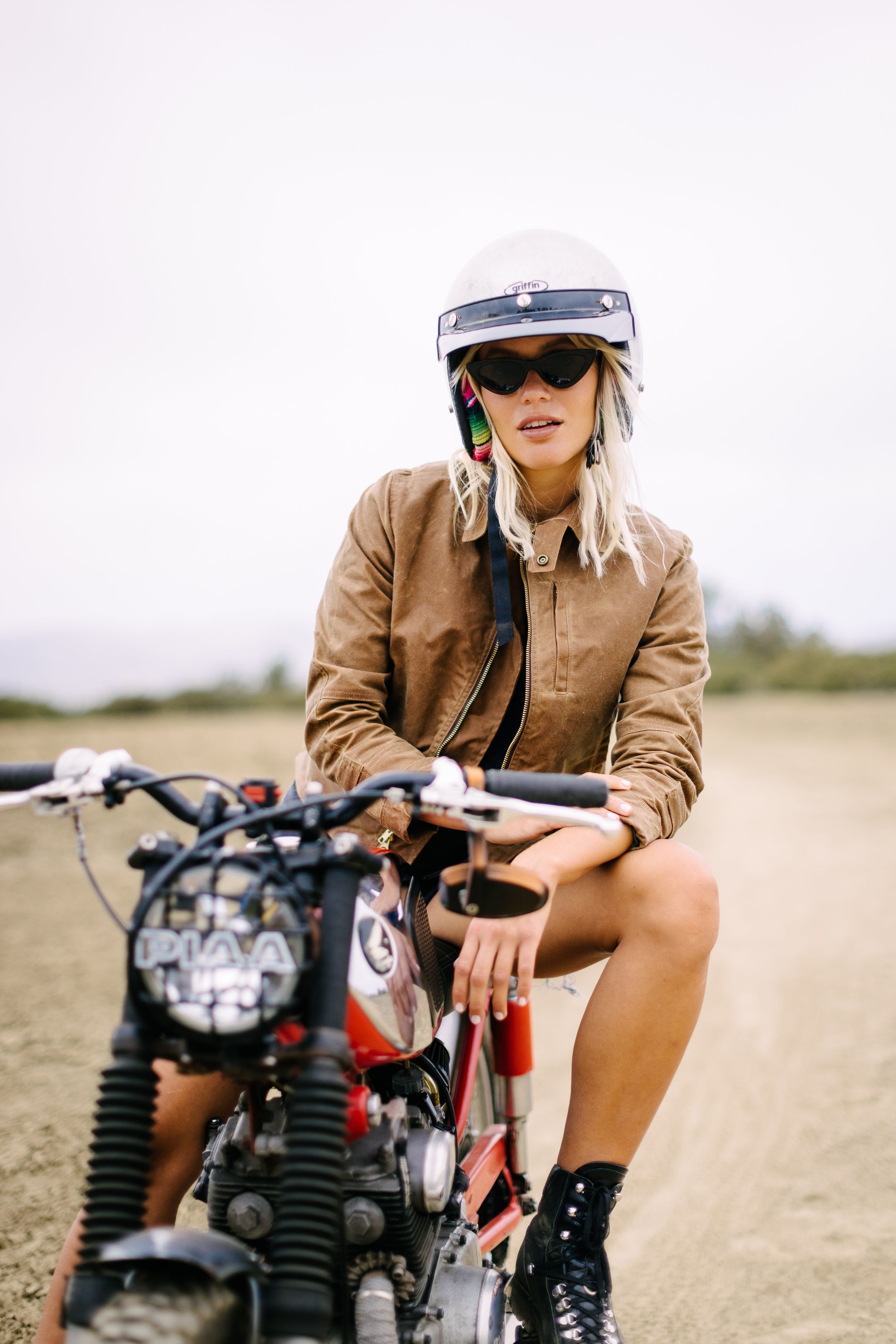 The Women's Driggs Waxed Canvas Field Tan Riding Jacket