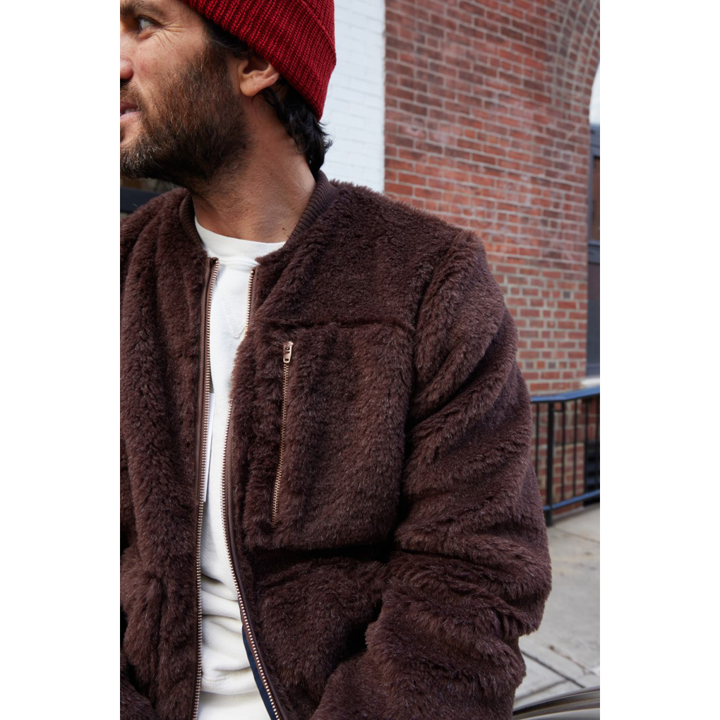 The Humboldt Alpaca Jacket - Dark Brown