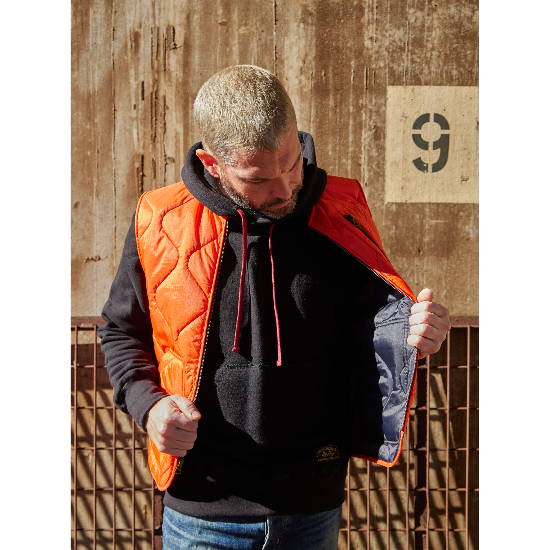 Humboldt Quilted Liner Vest - Orange