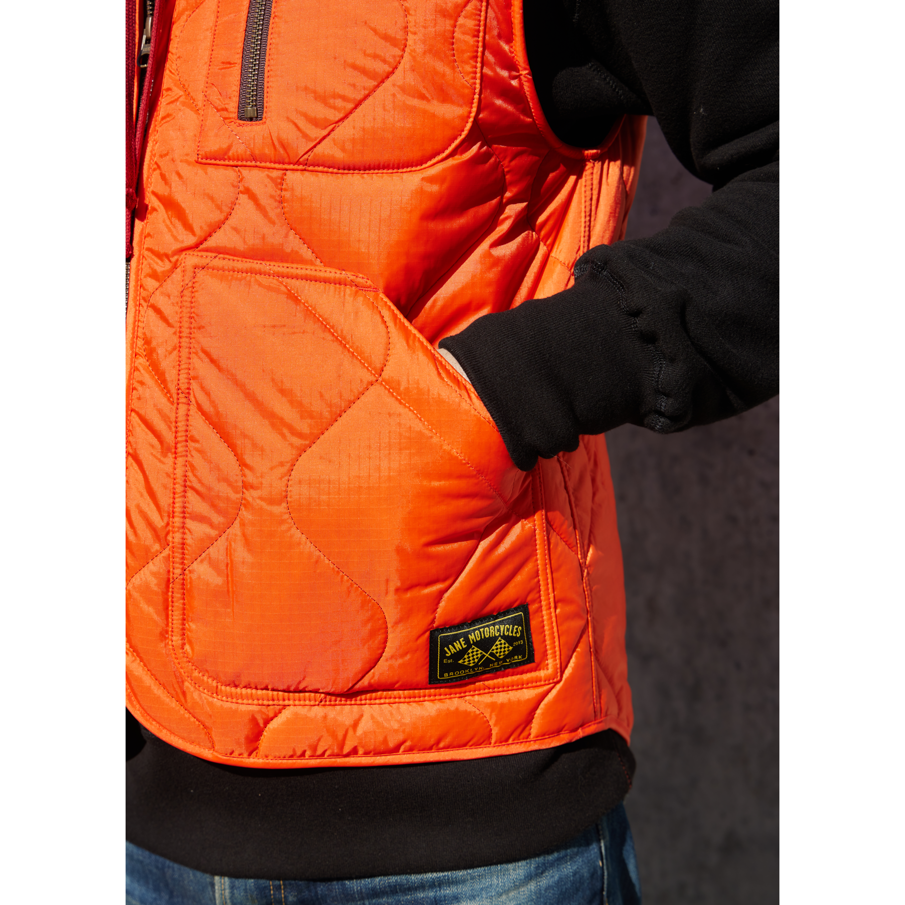 Humboldt Quilted Liner Vest - Orange