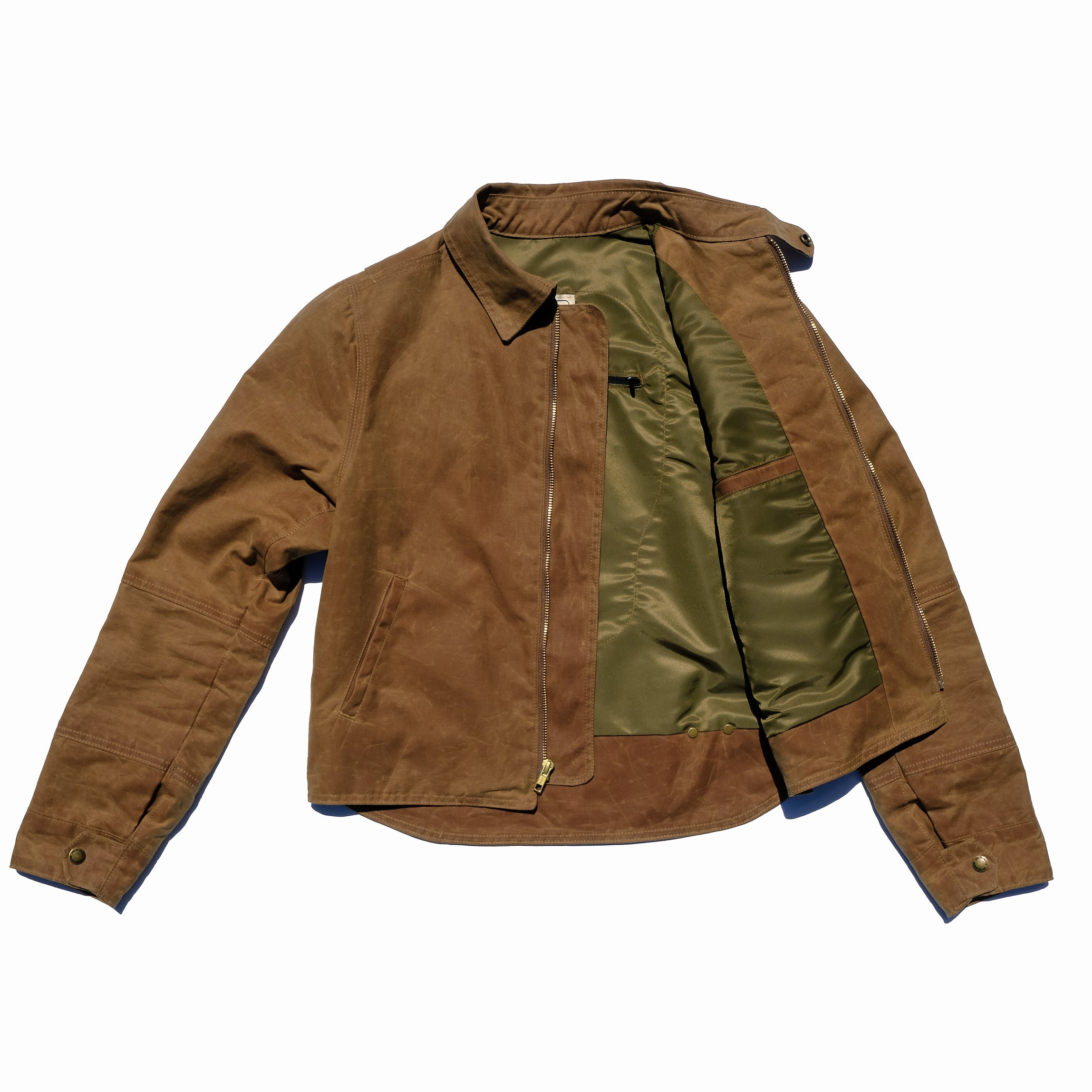 The Women's Driggs Waxed Canvas Field Tan Riding Jacket