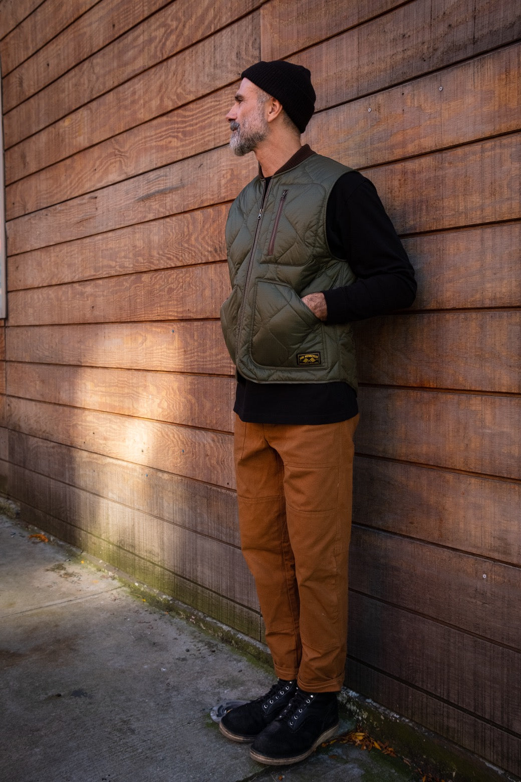 Humboldt Quilted Liner Vest - Olive