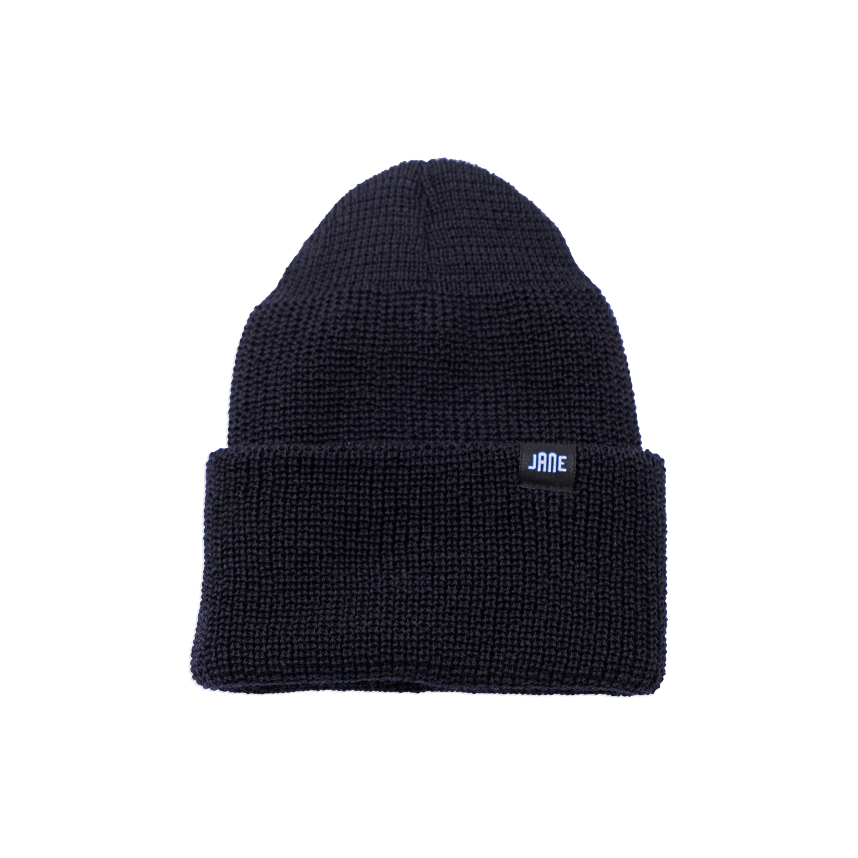 MERINO WOOL WATCH CAP - NAVY