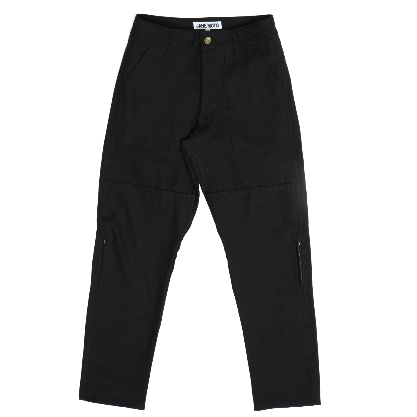 Bedford Canvas Double Knee Pant - Black