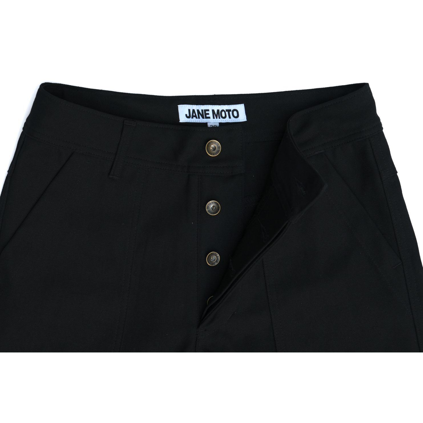 Bedford Canvas Double Knee Pant - Black