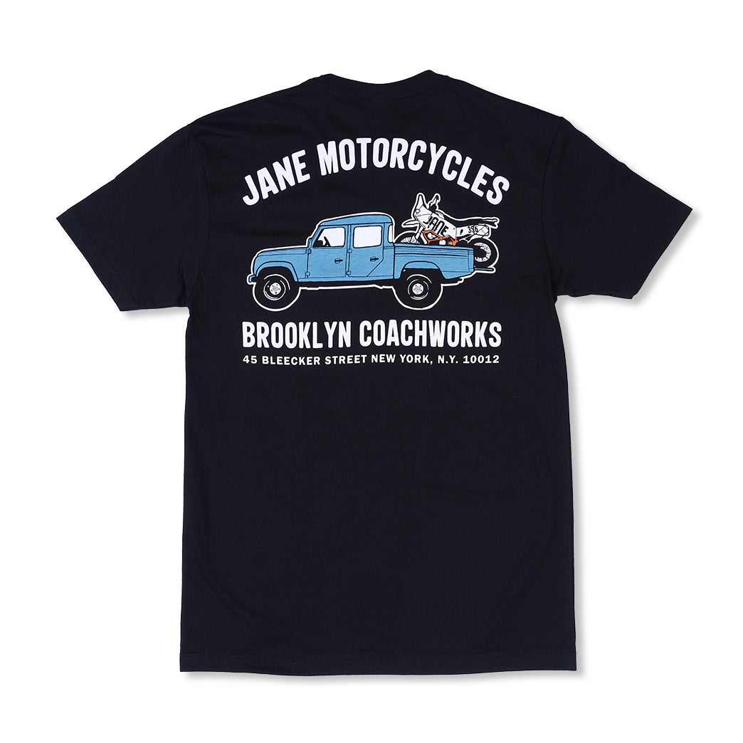 BLEECKER STREET SHORT SLEEVE T-SHIRT - BLACK