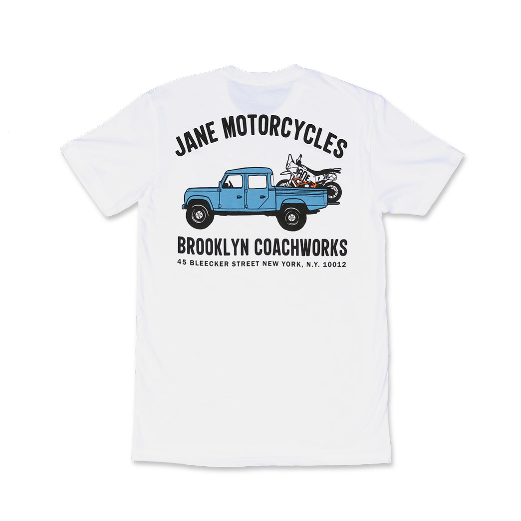 BLEECKER STREET SHORT SLEEVE T-SHIRT - WHITE