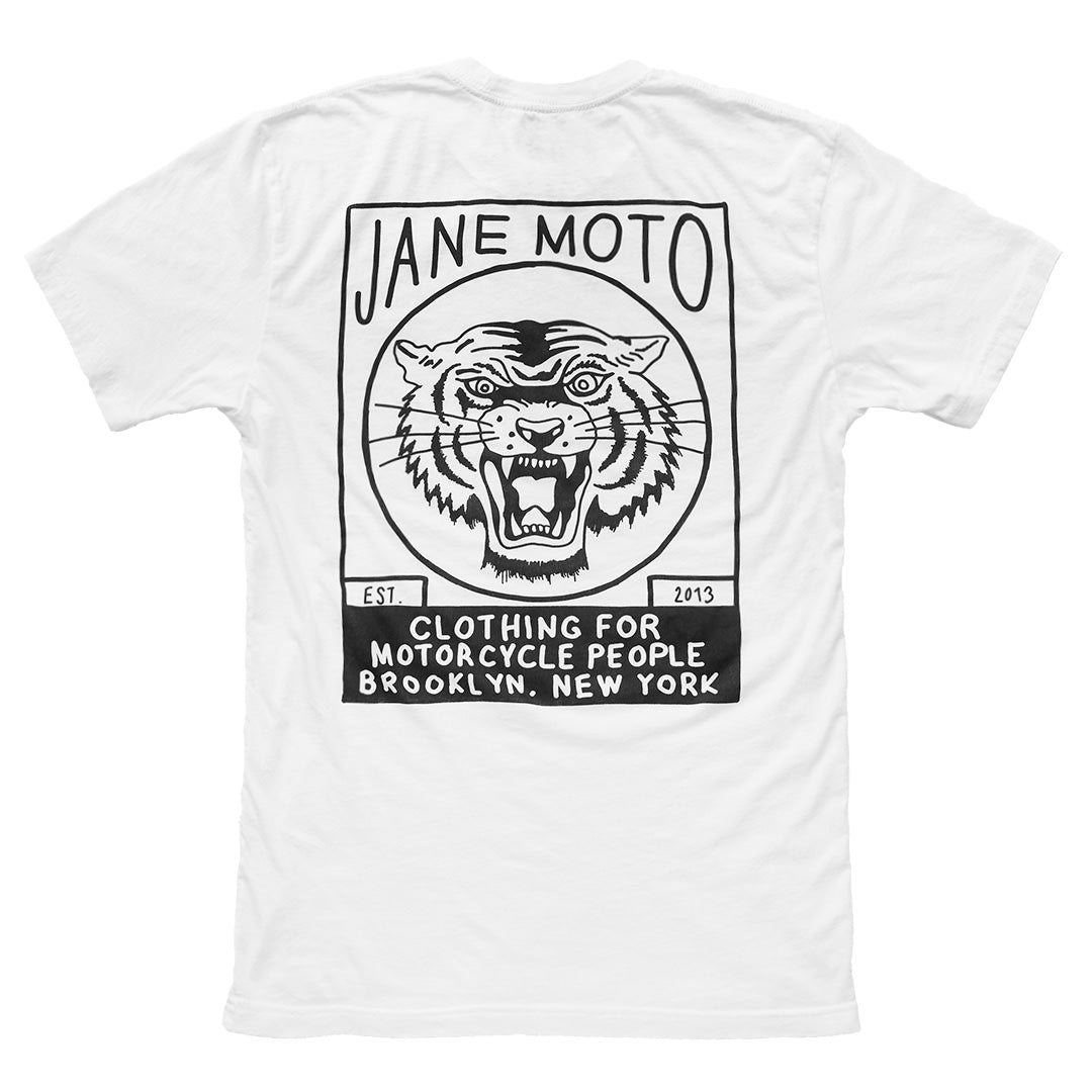 LUDLOW TIGER B&W SHORT SLEEVE - BLACK
