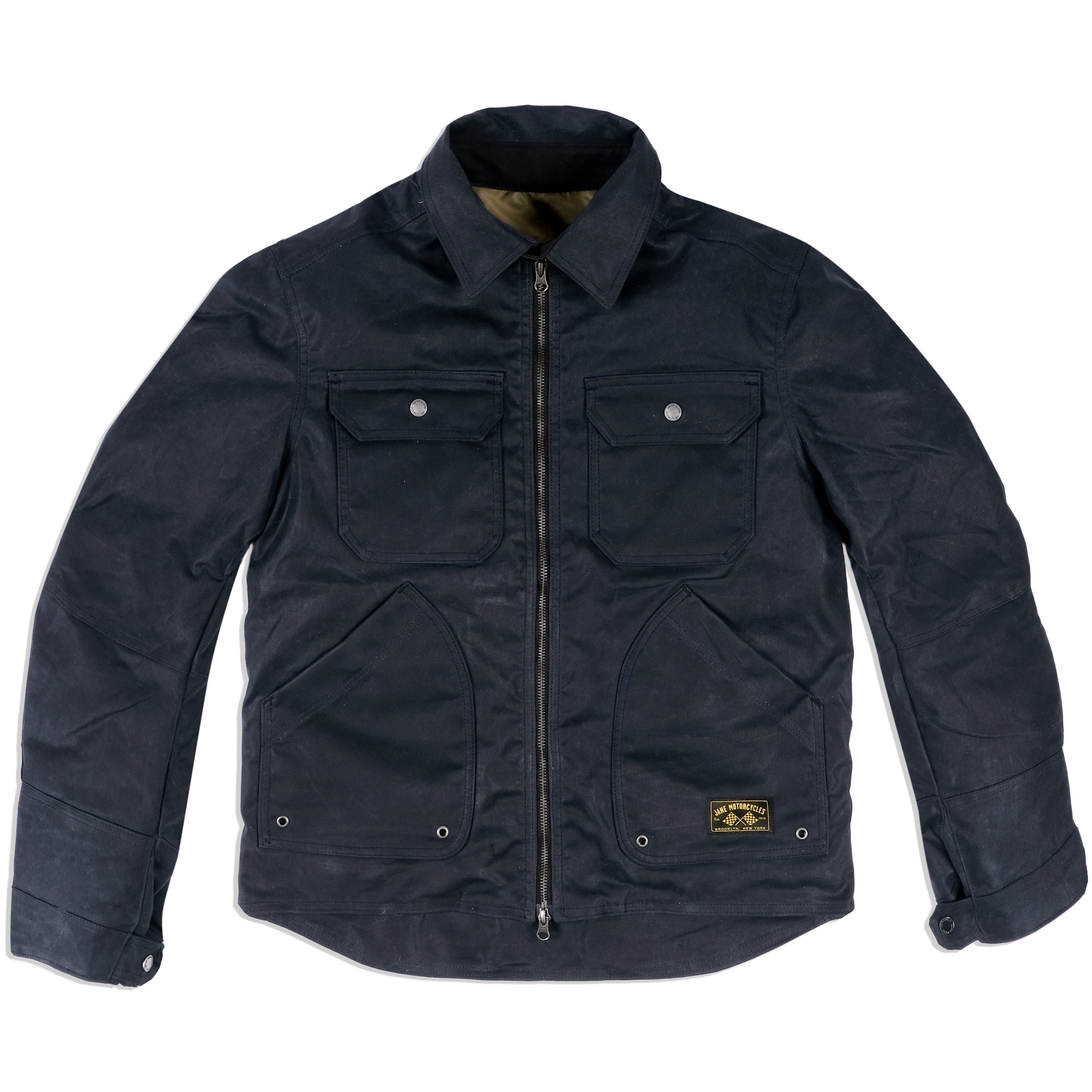 The Driggs Waxed Canvas Black Riding Jacket