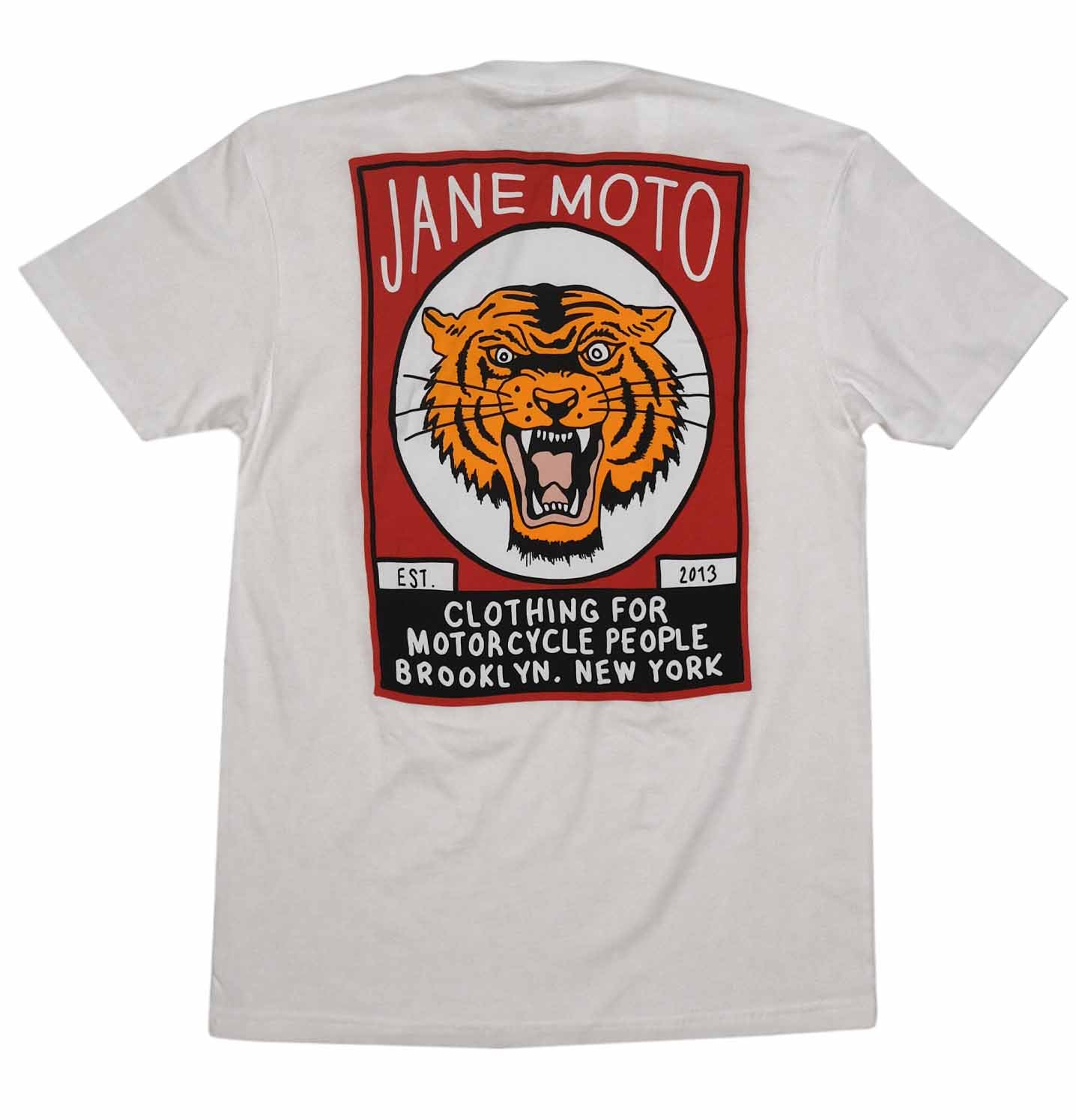 LUDLOW TIGER COLOR SHORT SLEEVE - WHITE