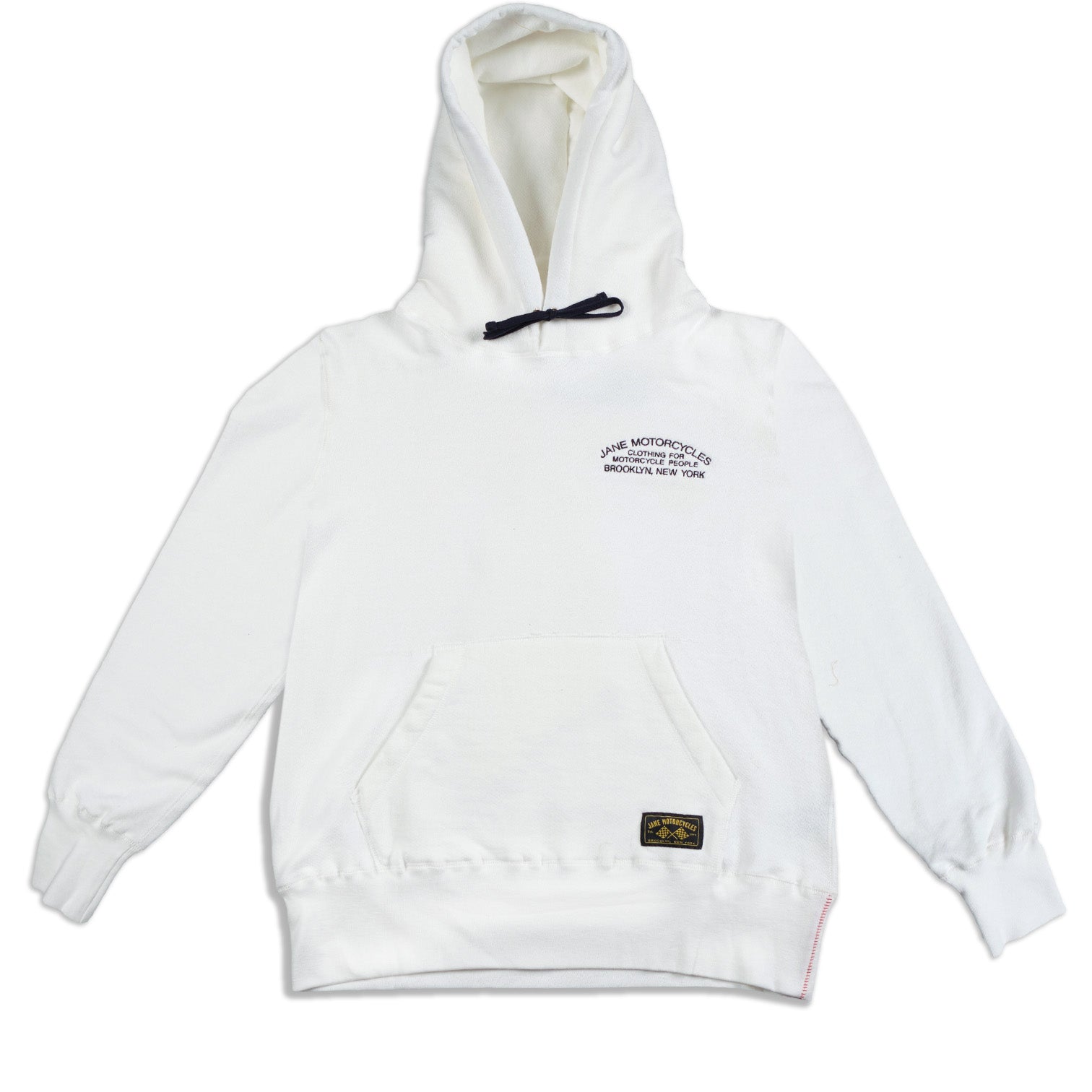 FLYING TIGER ORGANIC COTTON HOODED SWEATSHIRT - WHITE